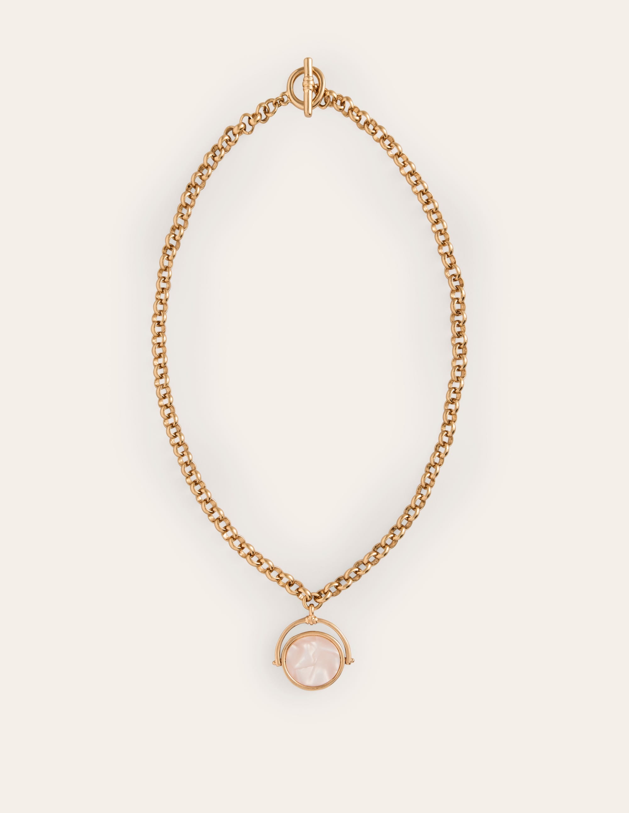 Classic Pendant Necklace-Gold - Image 2