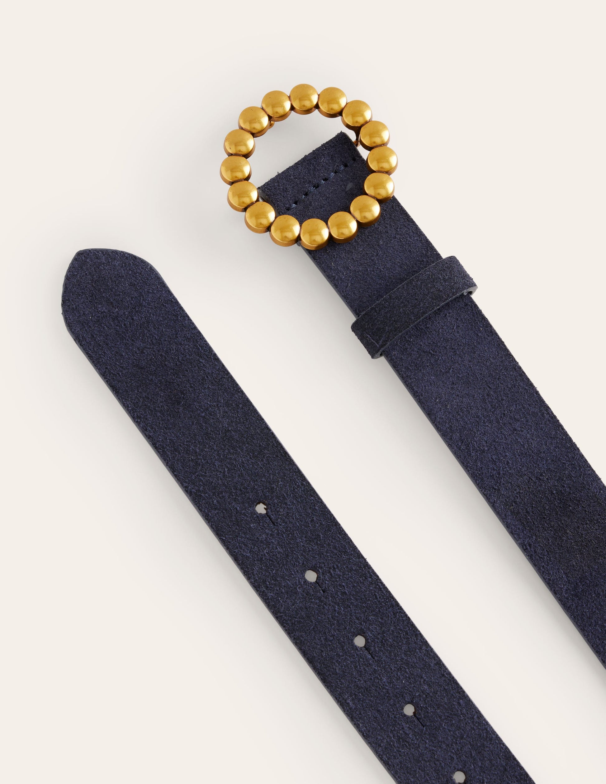 Interest Buckle Belt-Navy-3