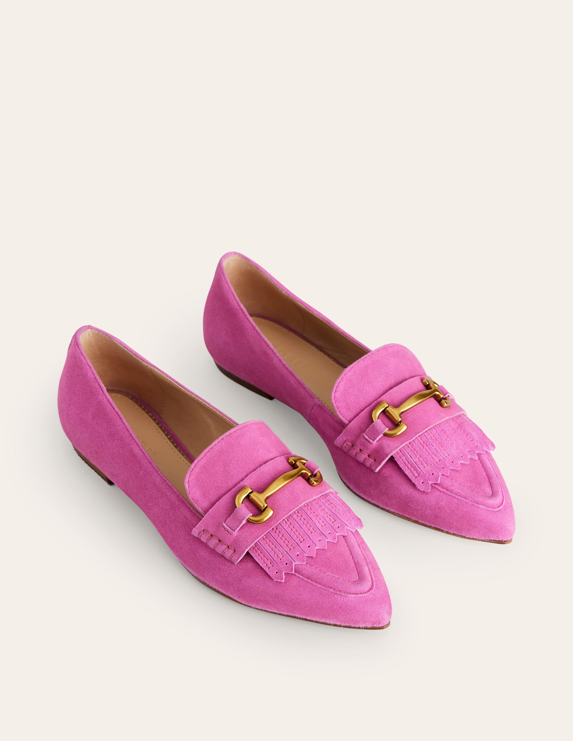 Iris Ghillie Loafers-Tickled Pink Suede - Image 3