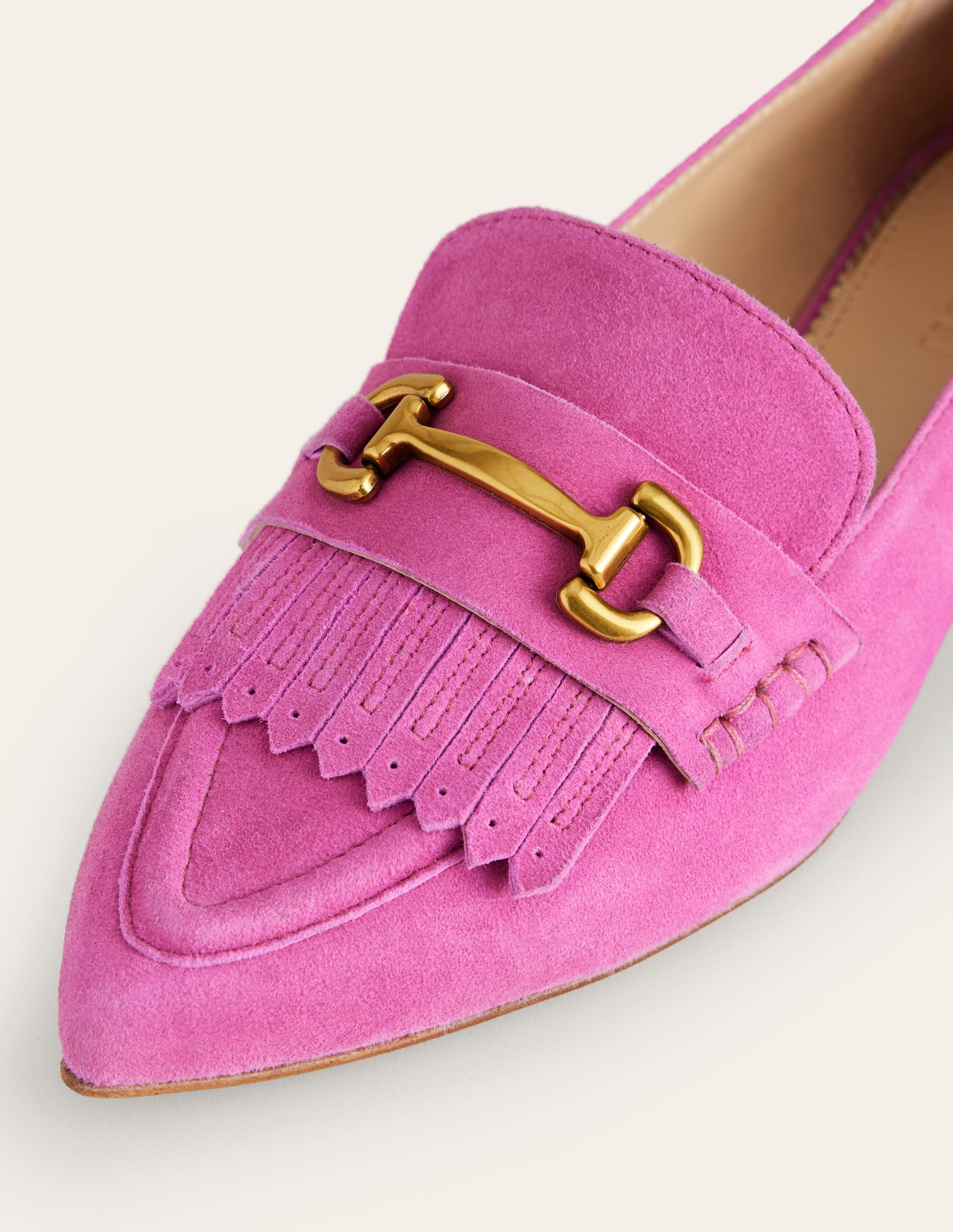 Iris Ghillie Loafers-Tickled Pink Suede - Image 4