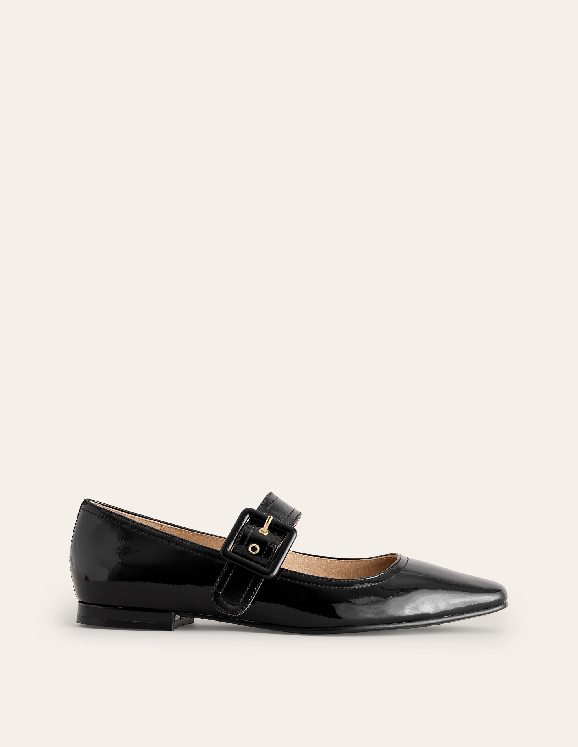 Vic Chisel Toe Mary Janes-Black Patent - Image 2