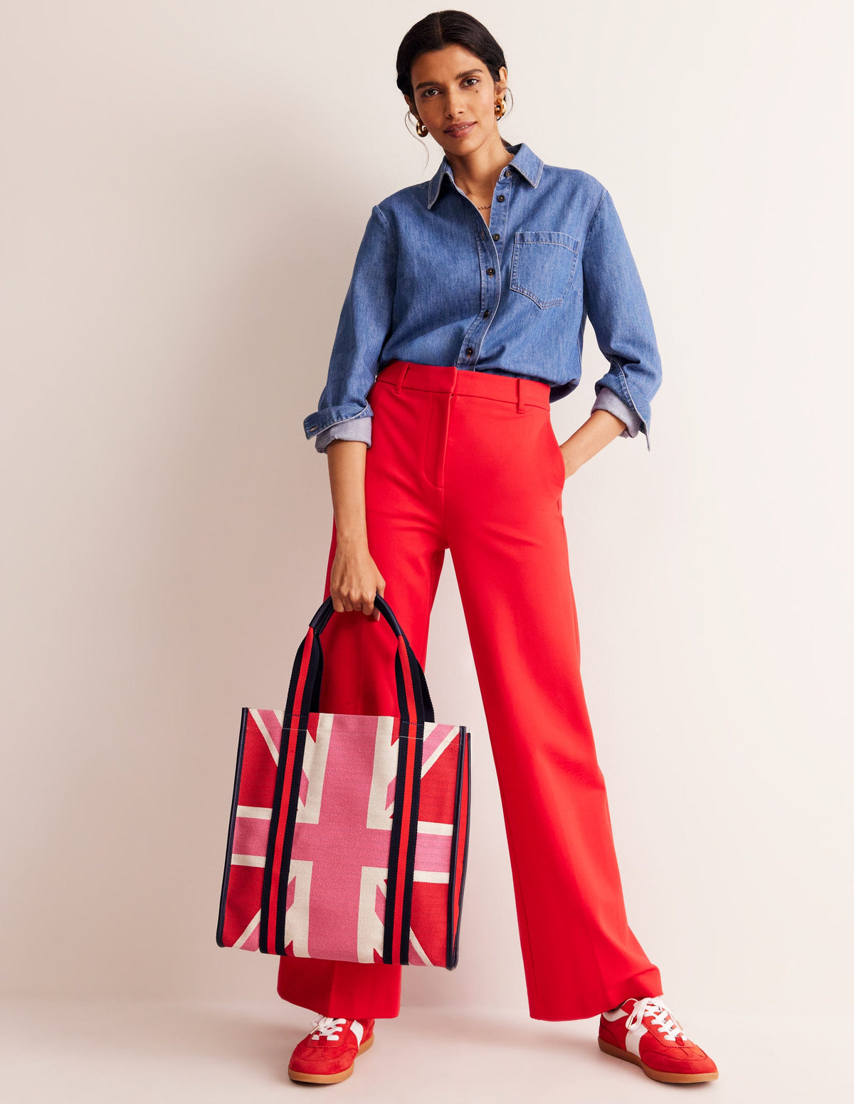Canvas Tote Bag-Union Jack - Image 1