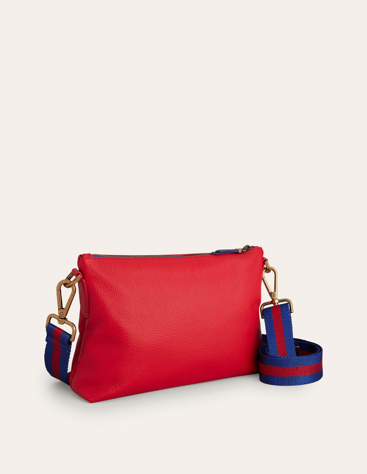 Leather Crossbody-Red - Image 3