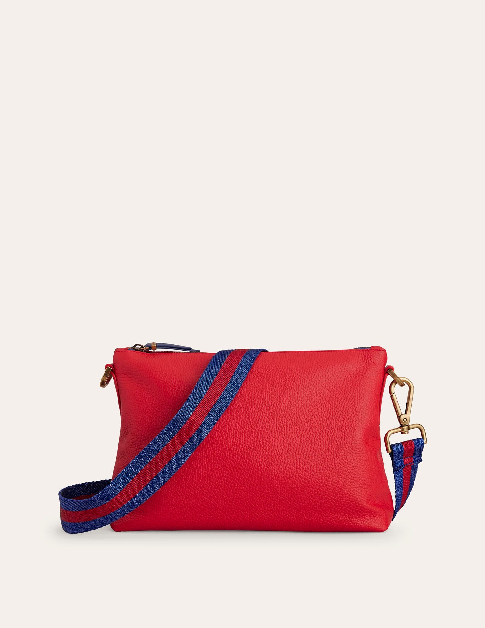 Leather Crossbody-Red - Image 2