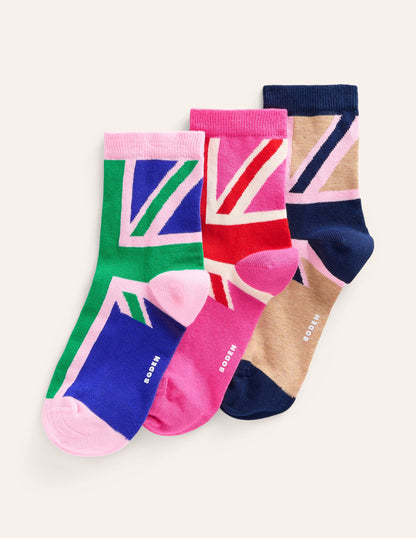 3 Pack Novelty Socks-Union Jack-1