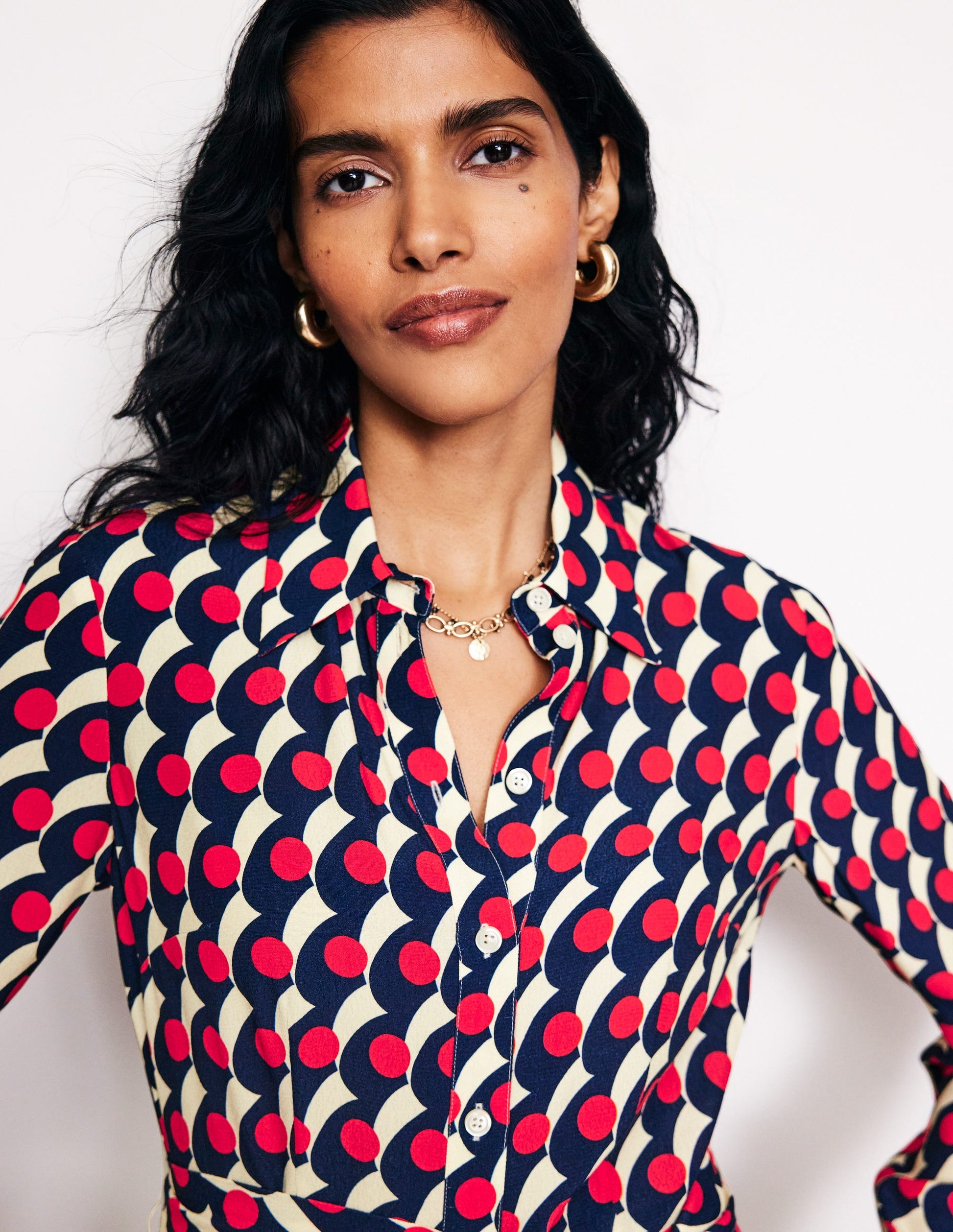 boden kate midi shirt dress BODEN Kate Midi Shirt Dress