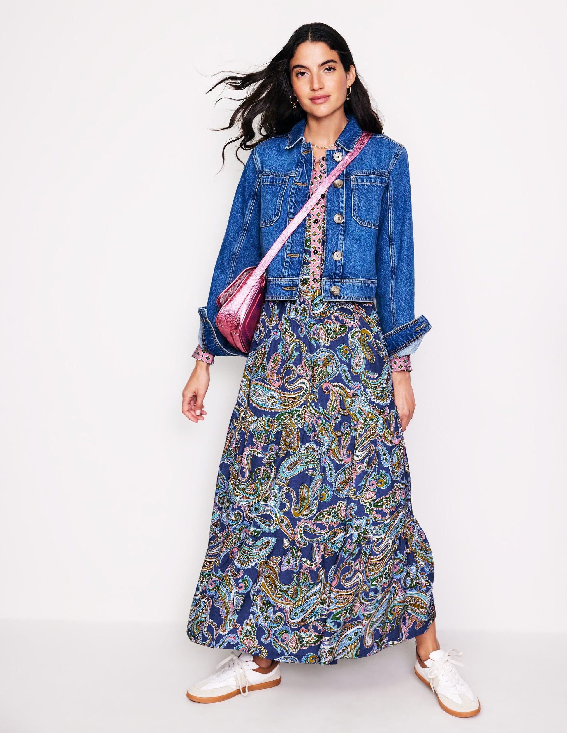 Alba Viscose Maxi Dress-Mazarine Blue, Opulent Paisley | Boden AU Alba Viscose Maxi Dress-Mazarine Blue, Opulent Paisley | Boden AU