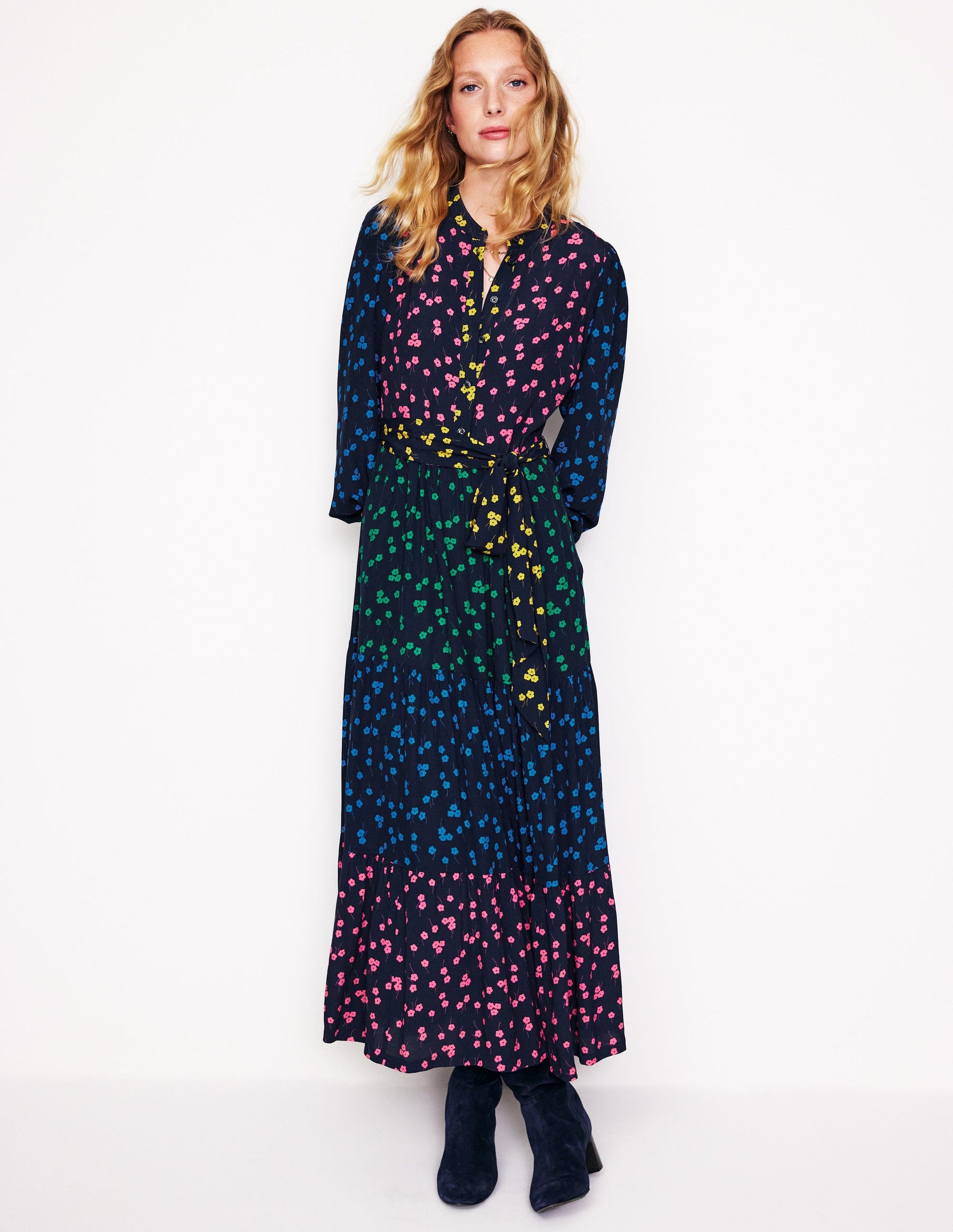 Alba Viscose Maxi Dress-Fruit Dove, Fall Spring-1