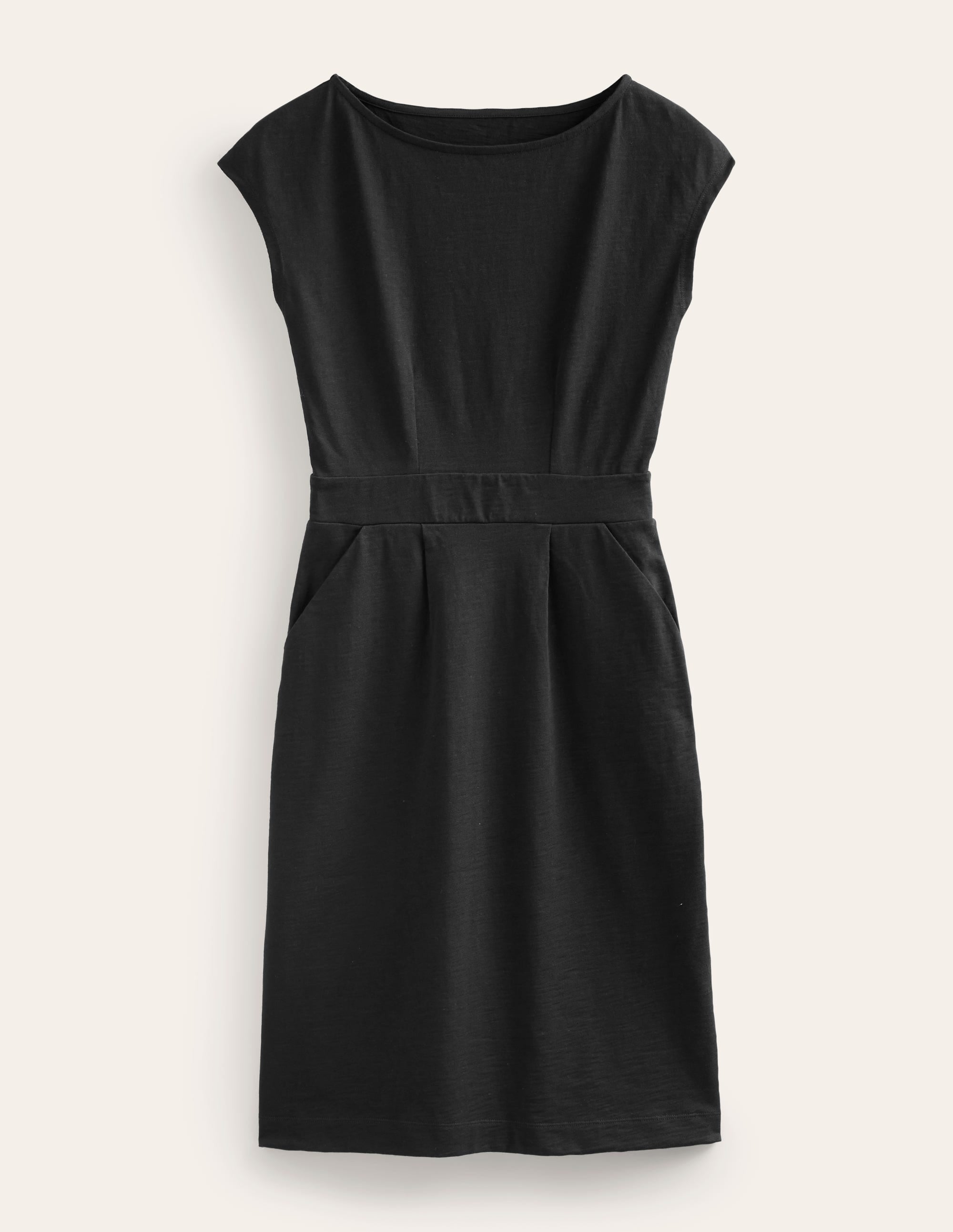 Florrie Jersey Dress-Black - Image 5