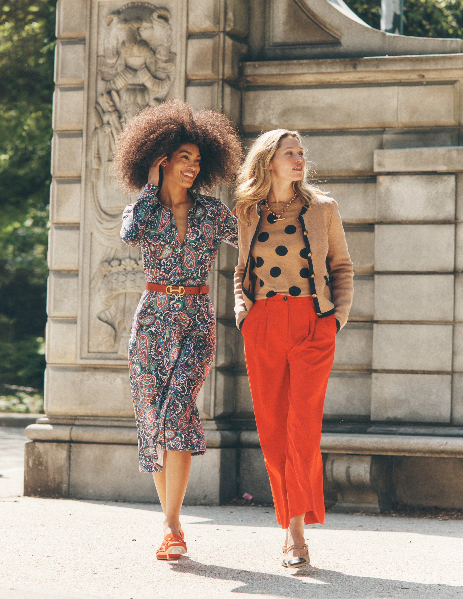 Boden Fashion Boden Red Shirt Dress Laura Jersey Midi Shirt Dress