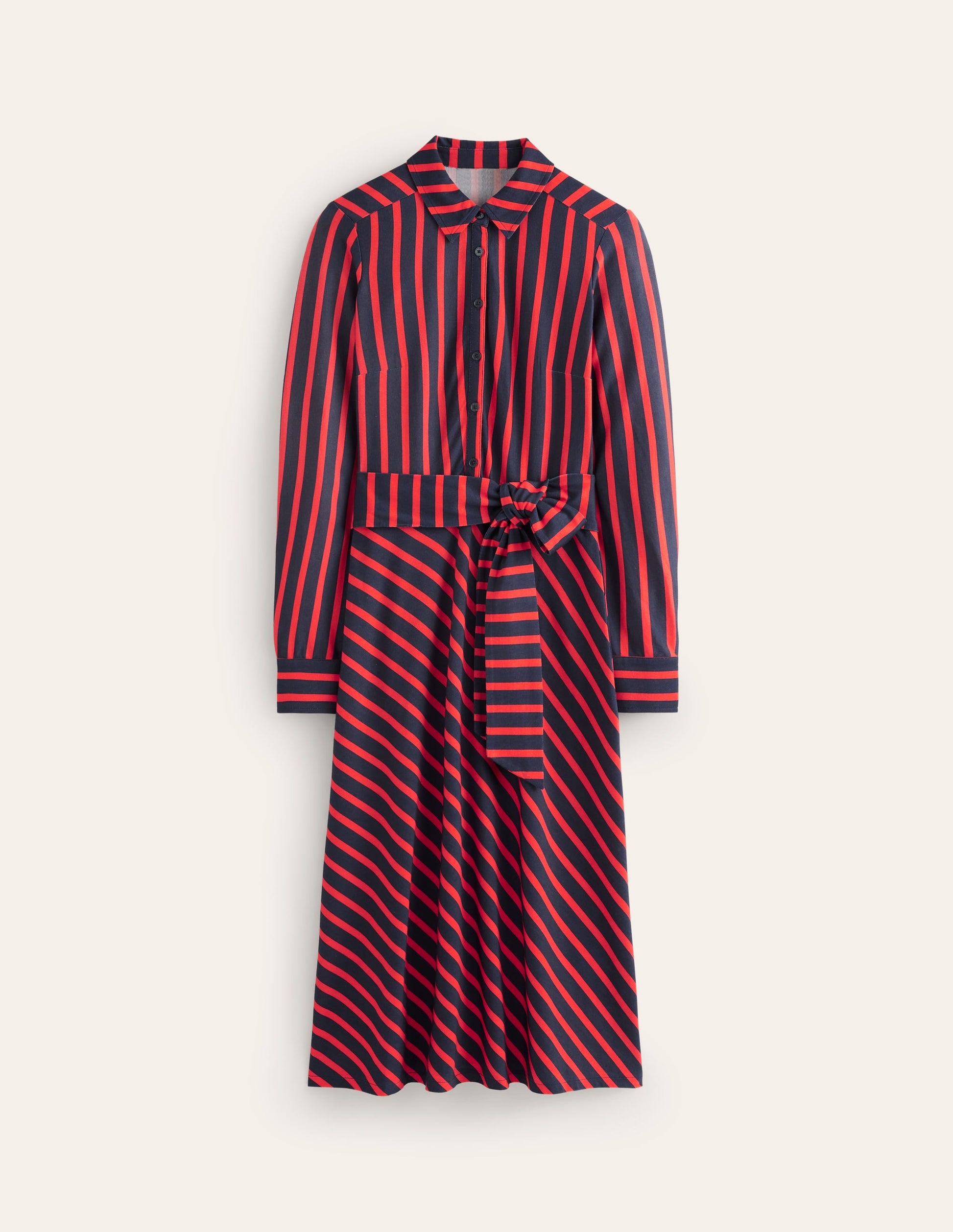 laura jersey midi shirt dress Boden Laura Jersey Midi Shirt Dress Vibrant Pink, Abstract Diamond Women