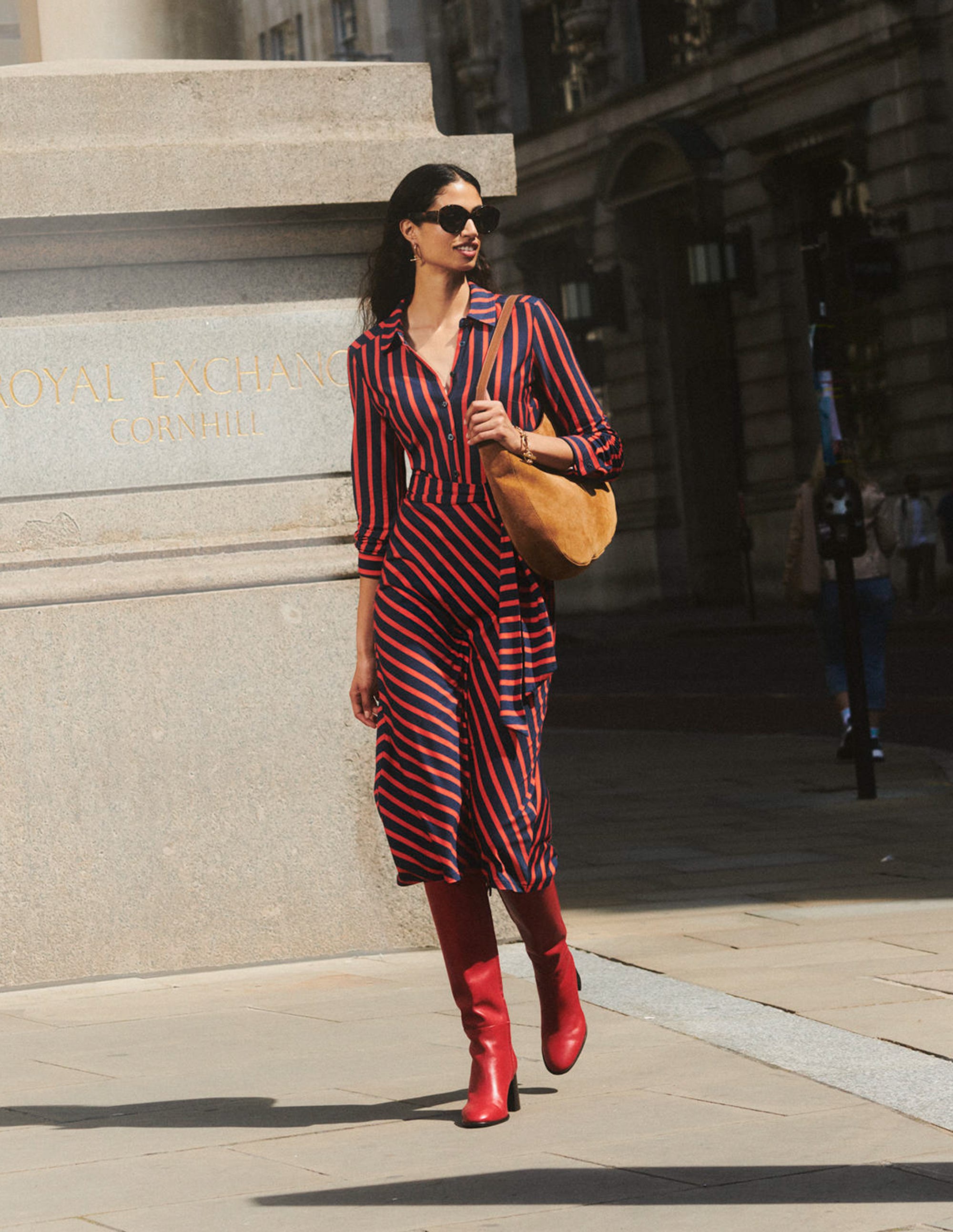 laura jersey midi shirt dress Buy Boden Green Laura Jersey Midi Shirt Dress from Next Oman