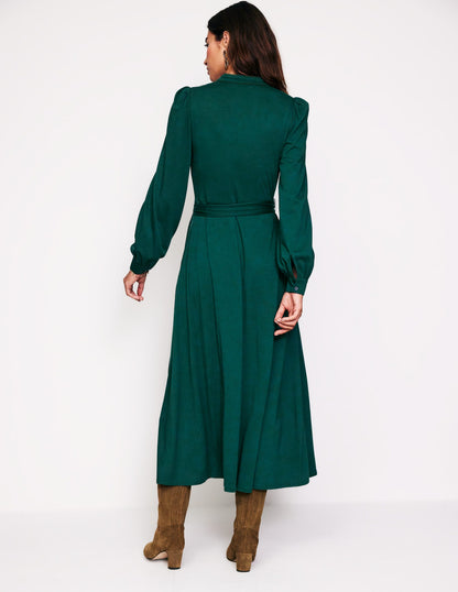 Rowena Trim Jersey Shirt Dress-Glade-4