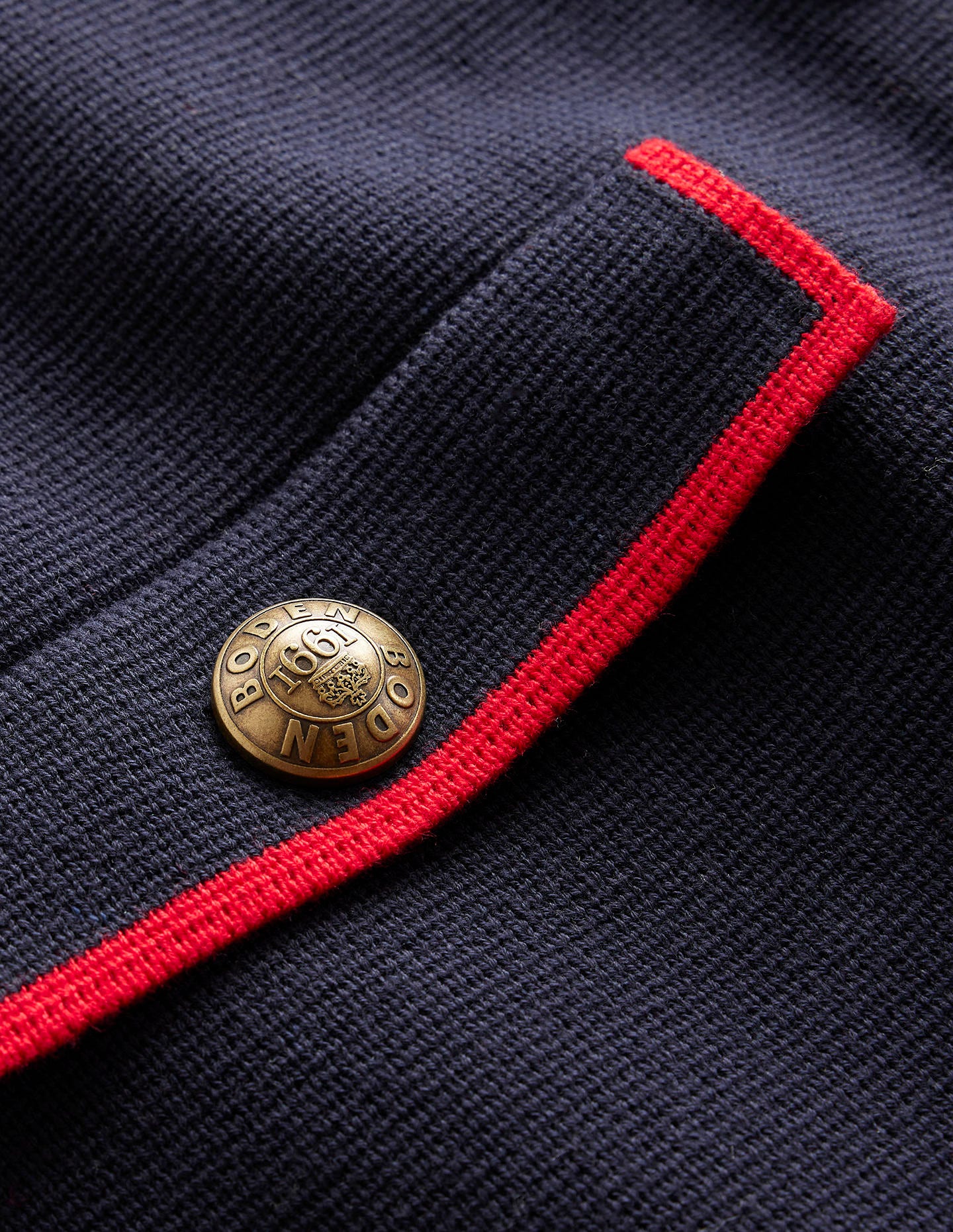 Holly Knitted Jacket-Navy, Rouge Red-7