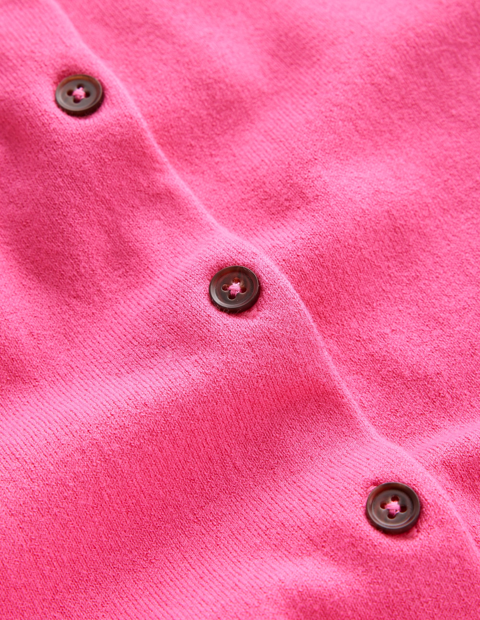 Catriona Cotton Cardigan-Carmine Rose Pink - Image 6