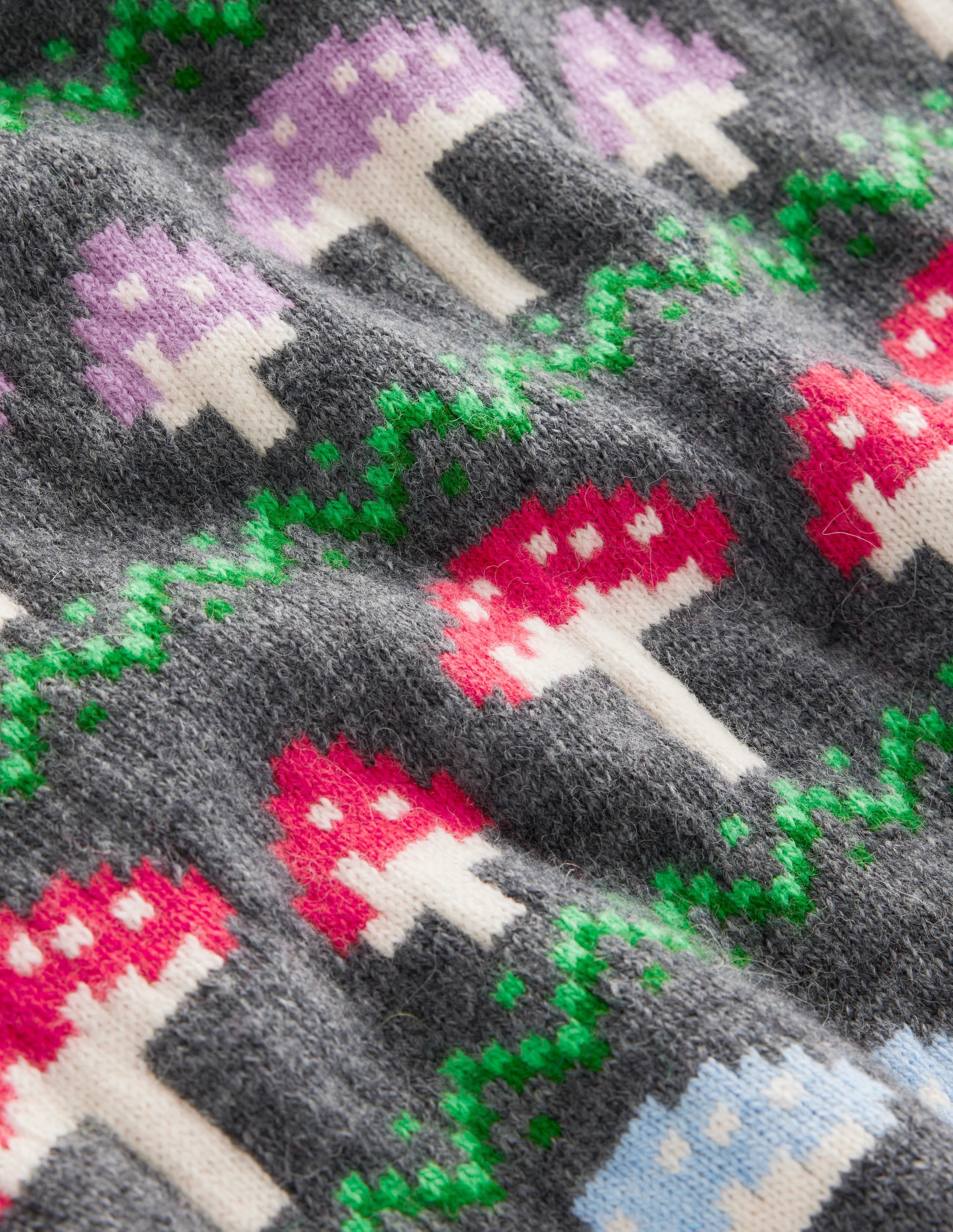 Edie Fair Isle Jumper-Grey Mushroom - Image 11