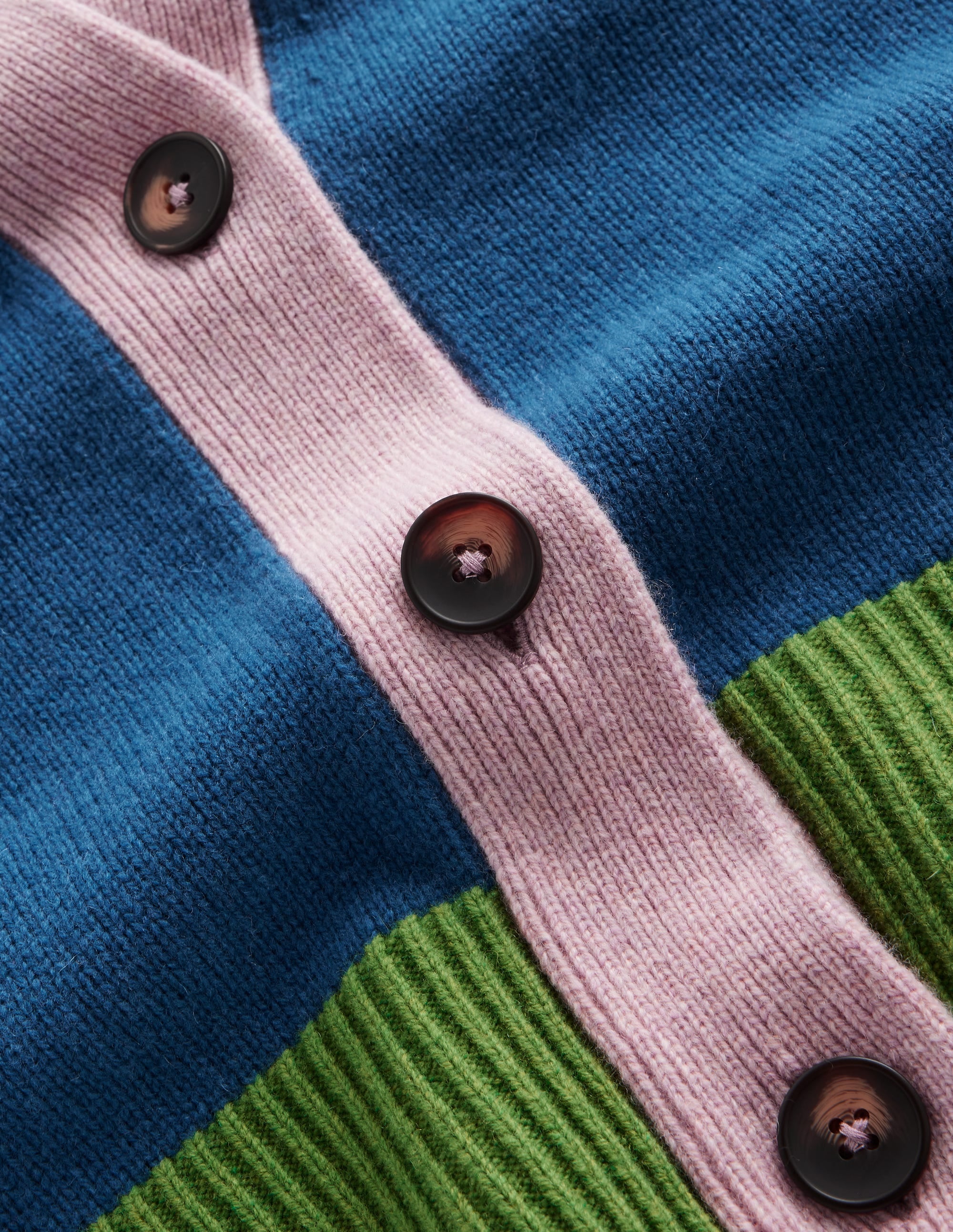 Olivia Merino Cardigan-Sapphire Blue - Image 6