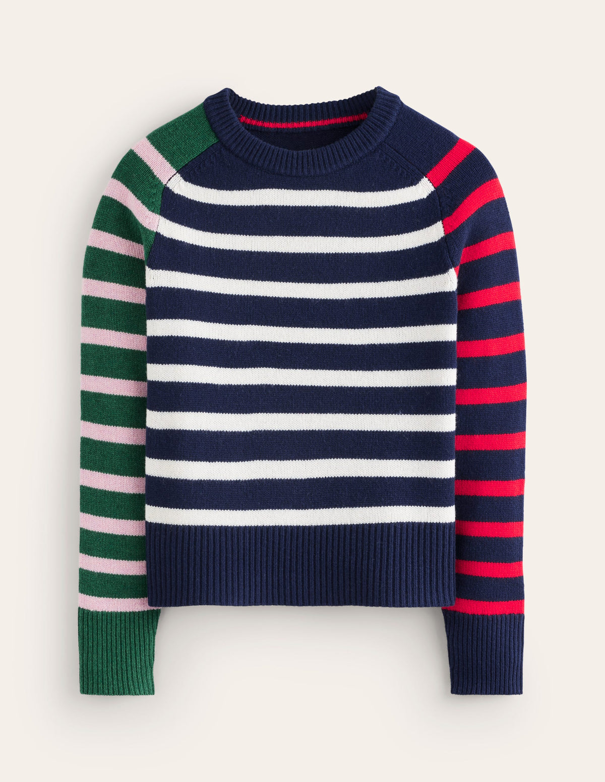 Olivia Merino Jumper-Multi, Hotch Potch - Image 7