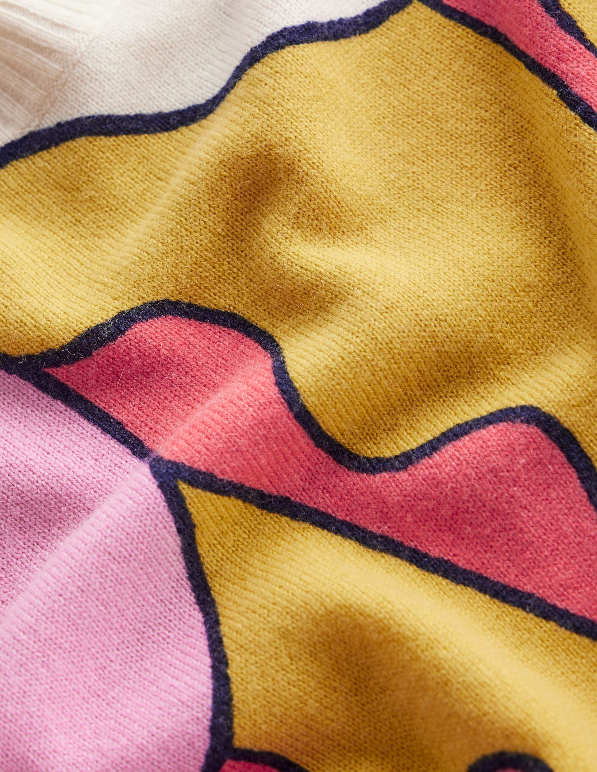 Lydia Cashmere Jumper-Multi, Sunshine-9