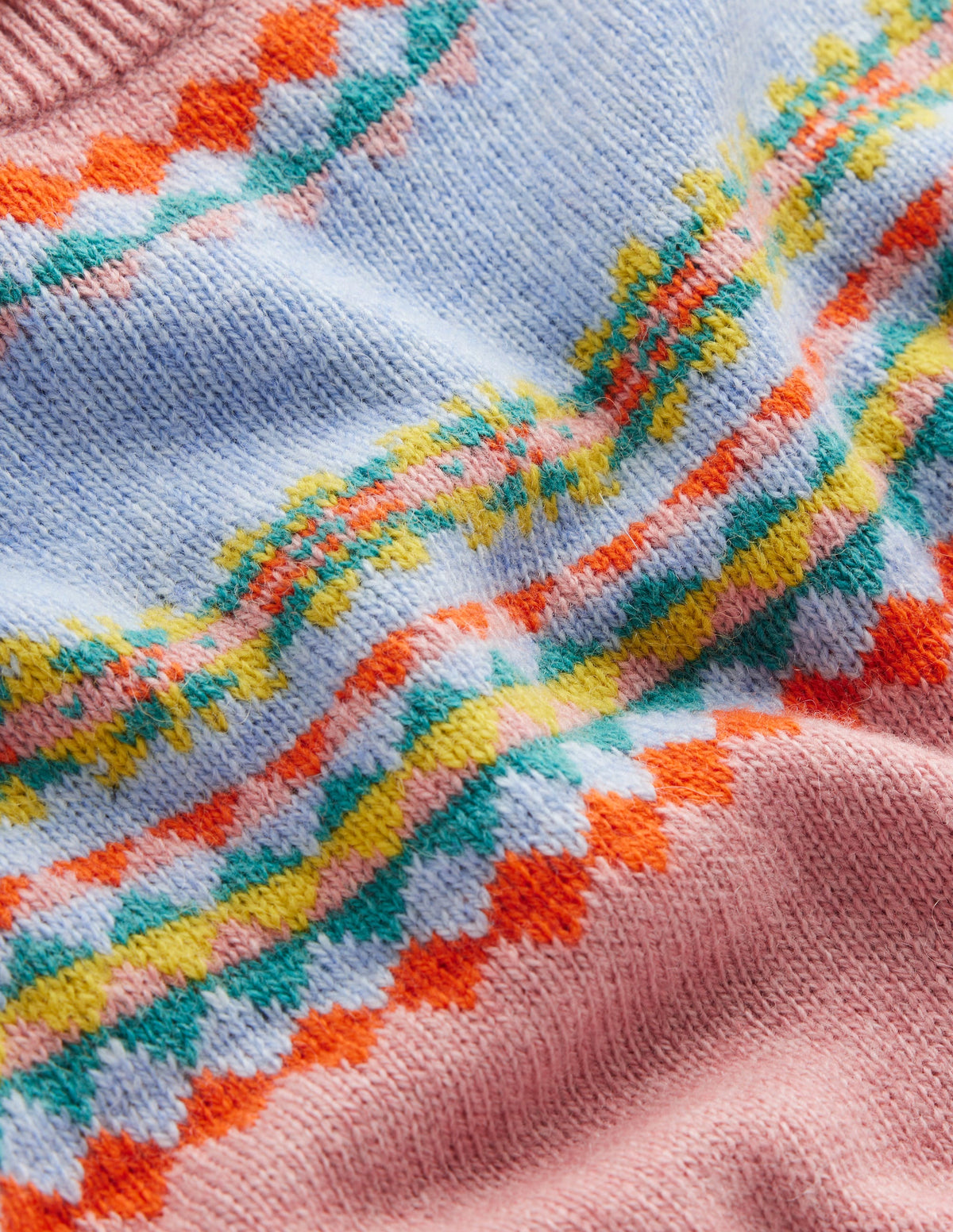 Edie Fair Isle Tank-Pink Fair Isle-10