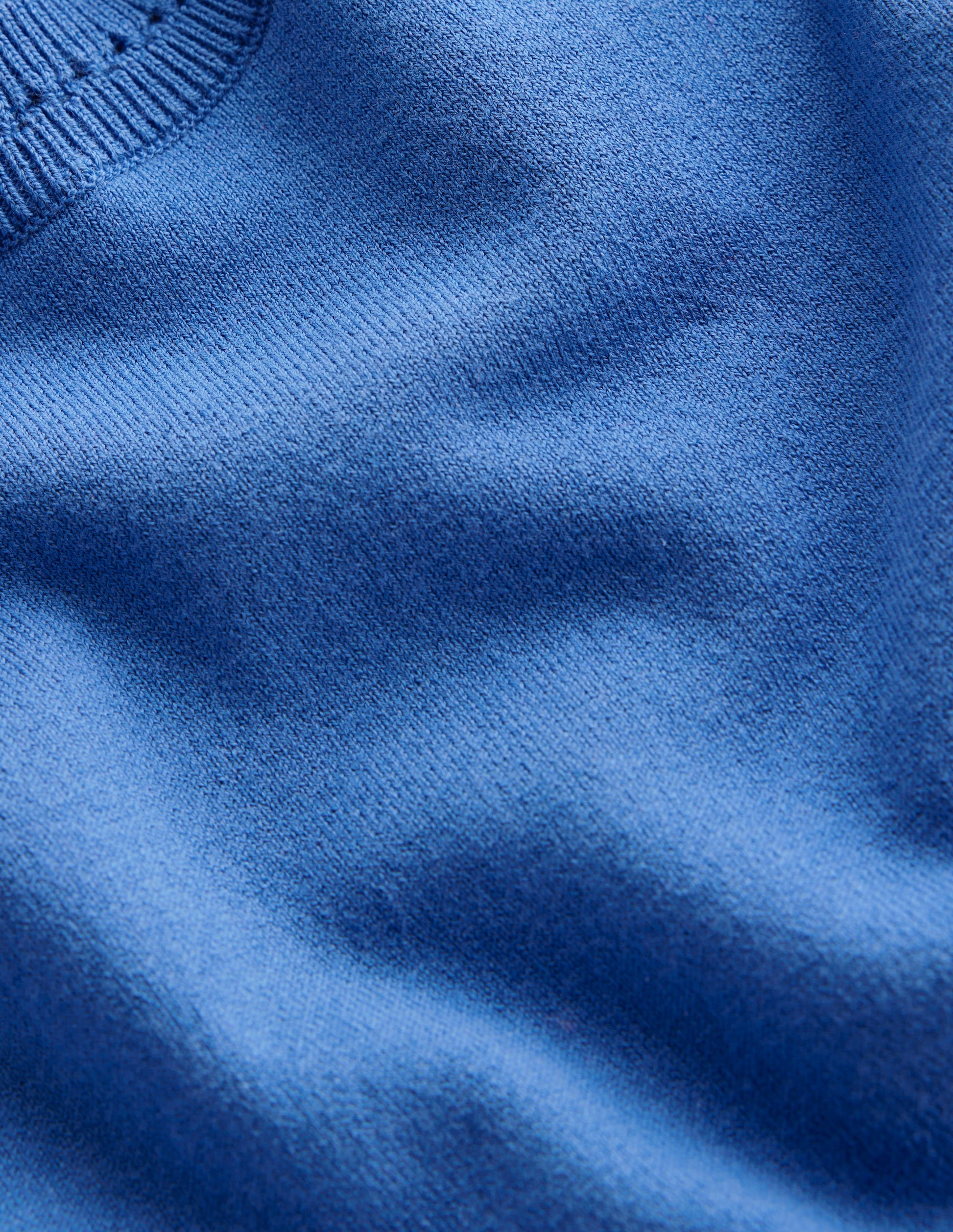 Catriona Cotton Crew T-Shirt-Blue Jay-6