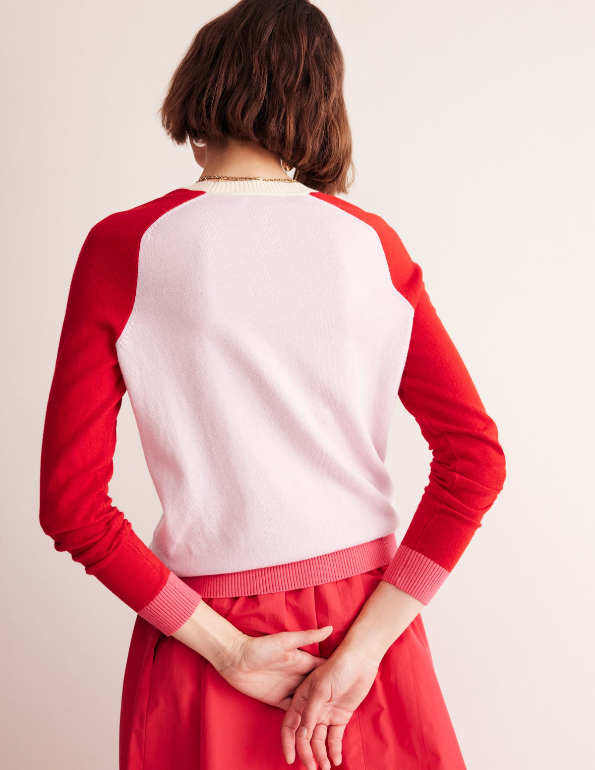 Meg Raglan Sleeve Jumper-Soft Lavender, Colourblock-3