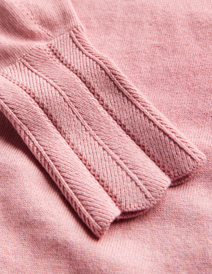 Imi Scallop Trim Jumper-Quartz Pink-6