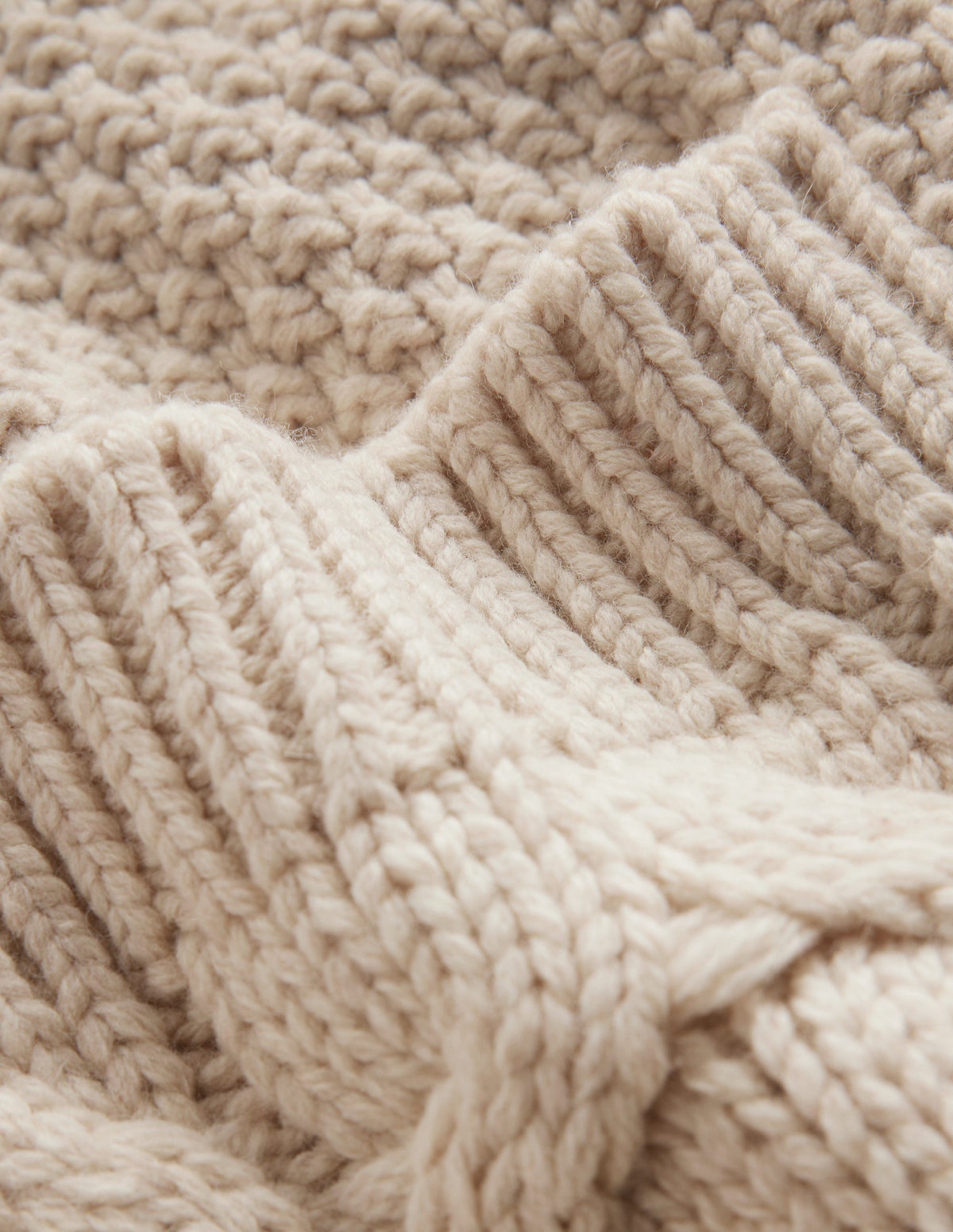 Cable Belted Cardigan-Shearling - Image 7