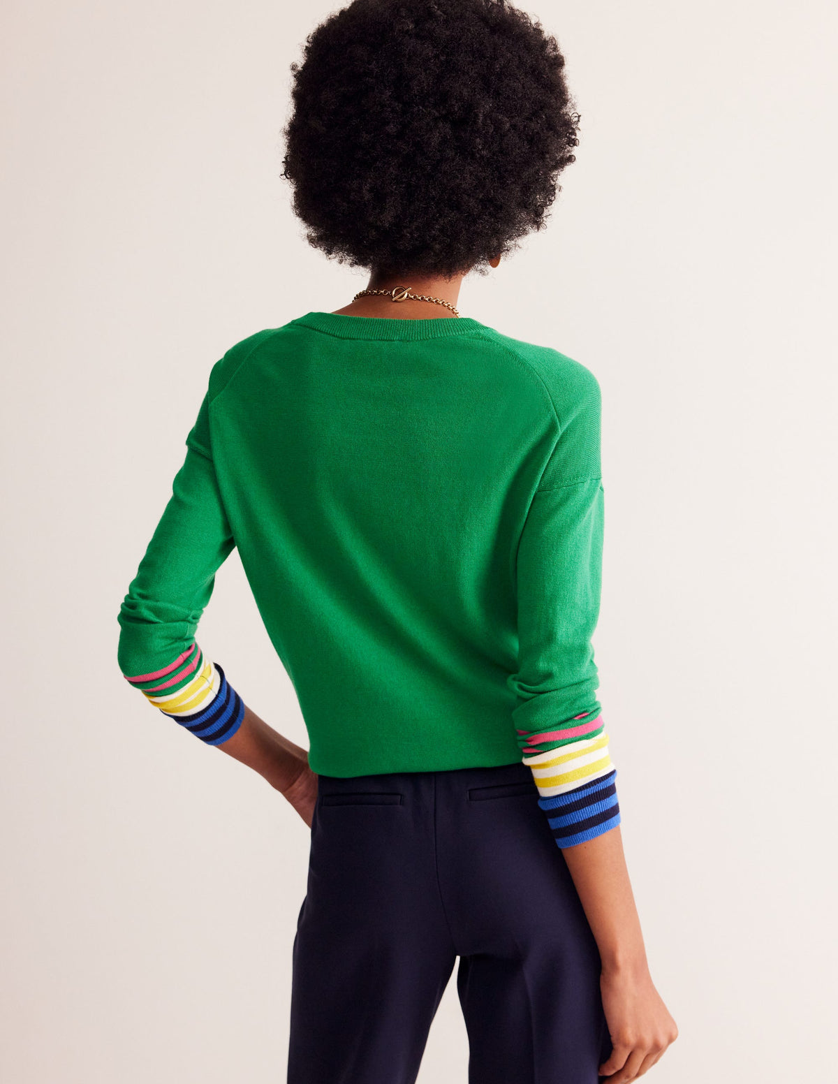 Annie Jumper-Rich Emerald Green - Image 3