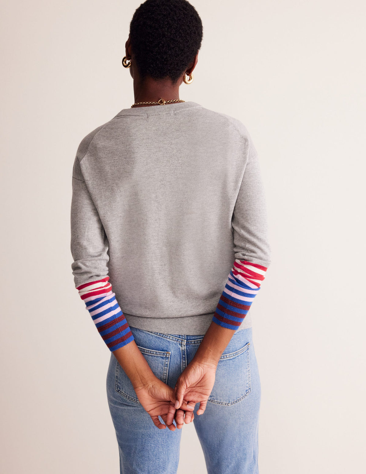 Annie Jumper-Grey Melange - Image 3