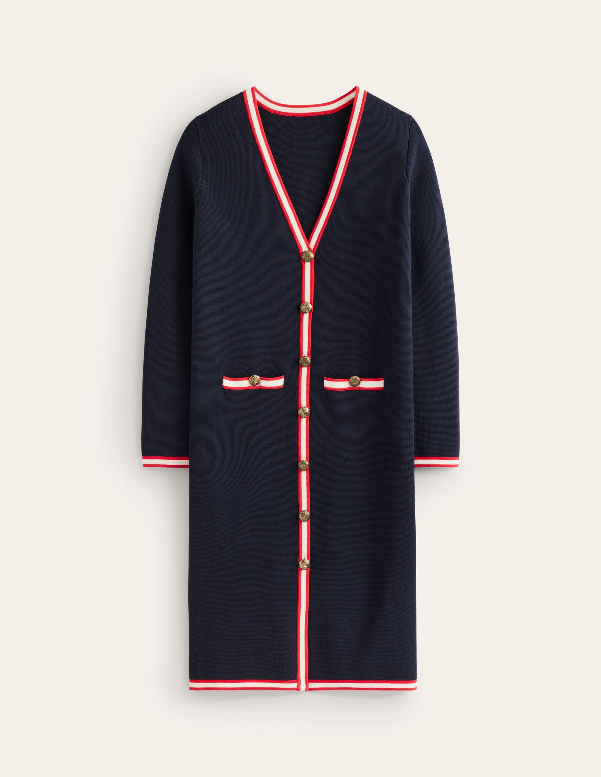 Holly Longline Jacket-Navy - Image 6