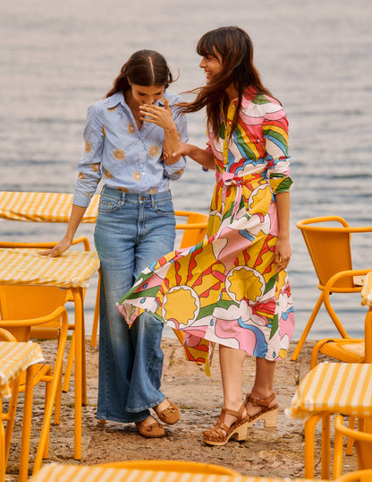 High Rise Wide Leg Jeans-Mid Vintage-7