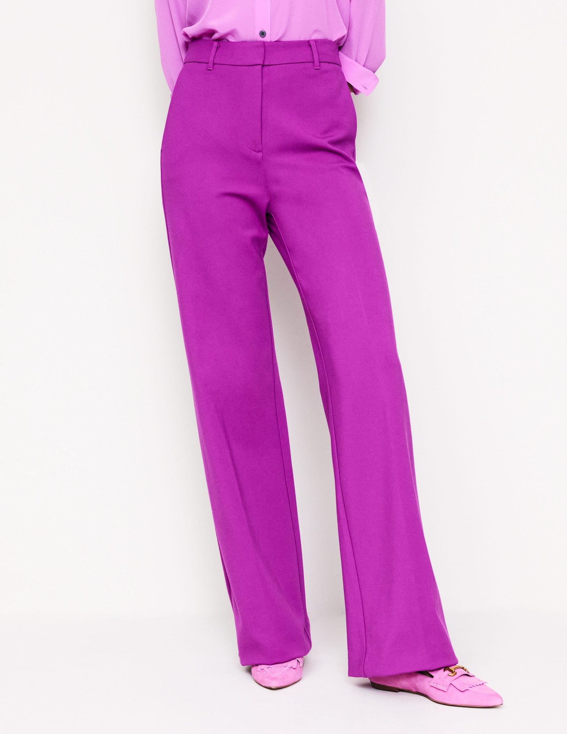 Westbourne Ponte Trousers-Regal Purple-4