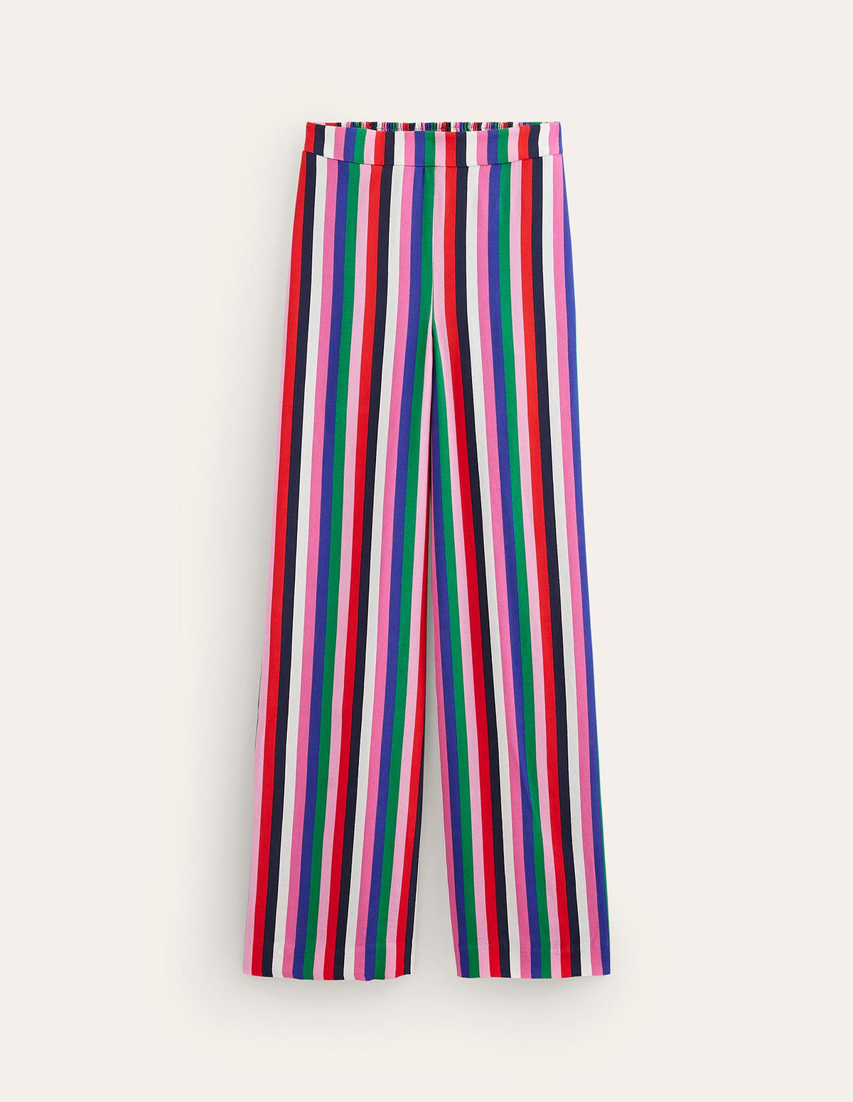 Women's multicolour stripe trousers