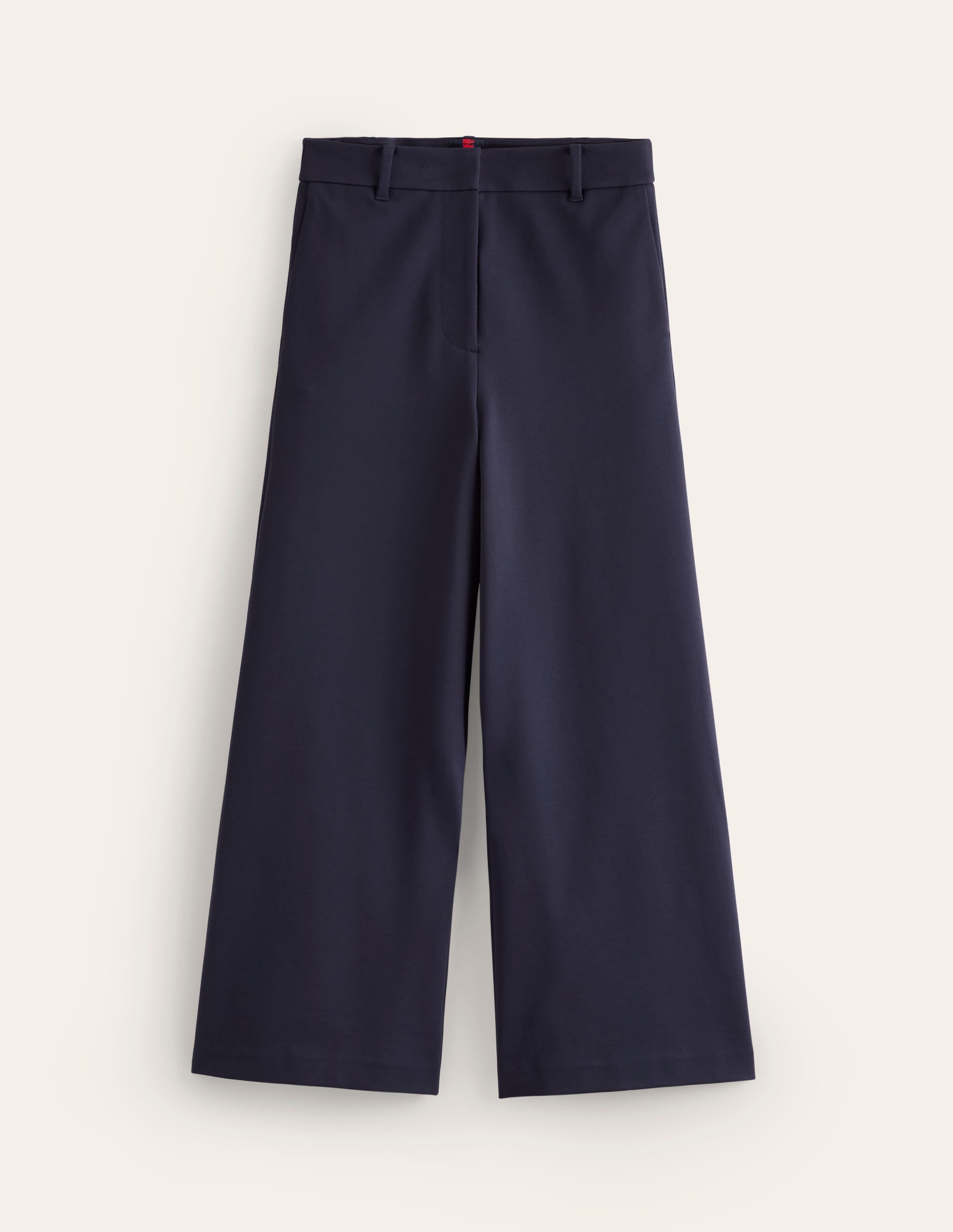 Ponte Wide Leg Culottes-Navy - Image 5