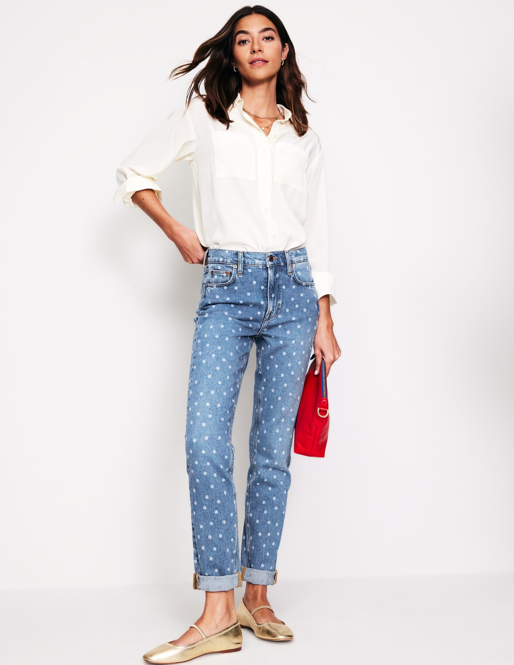 Girlfriend Jeans-Laser Spot - Image 1