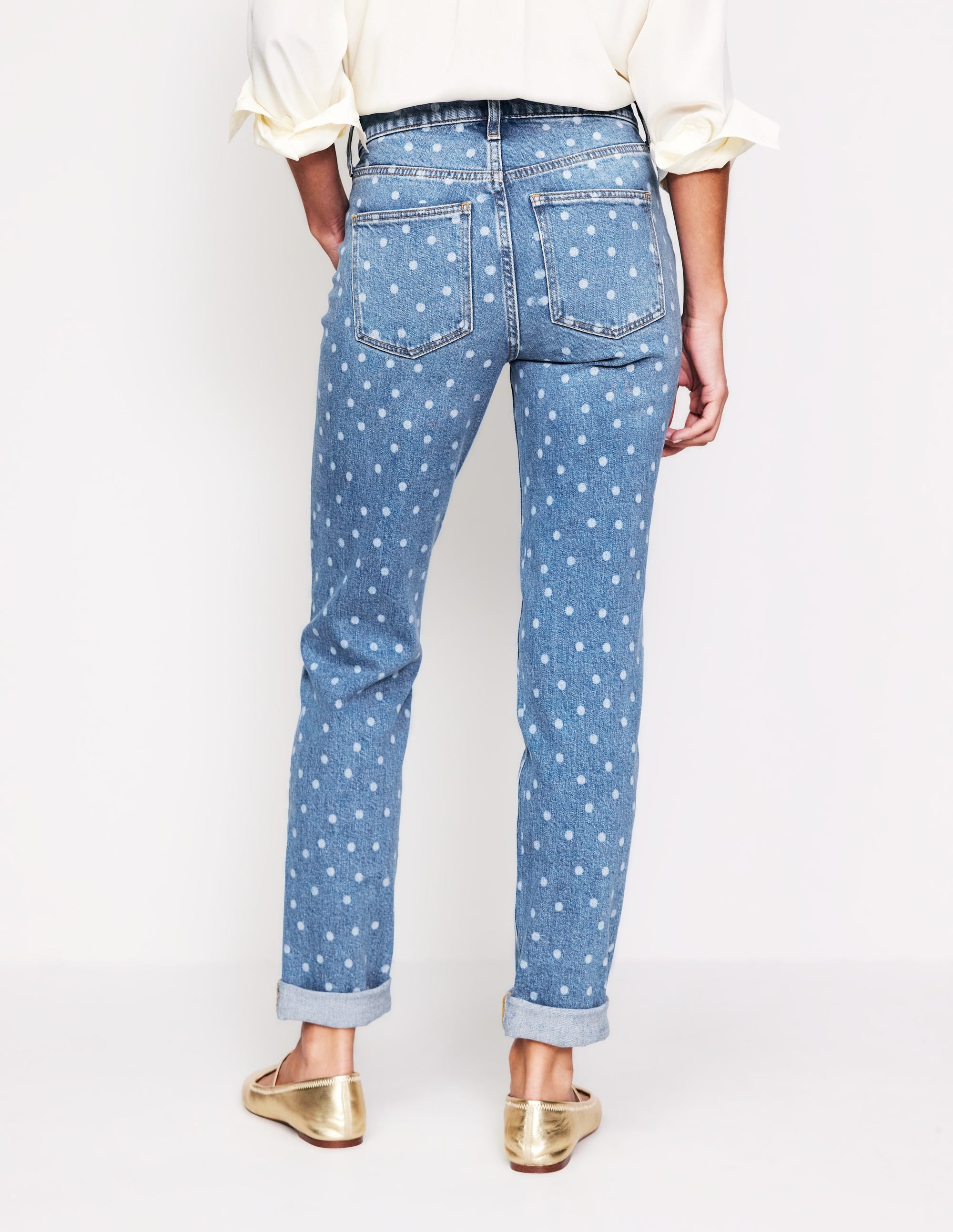 Girlfriend Jeans-Laser Spot - Image 3