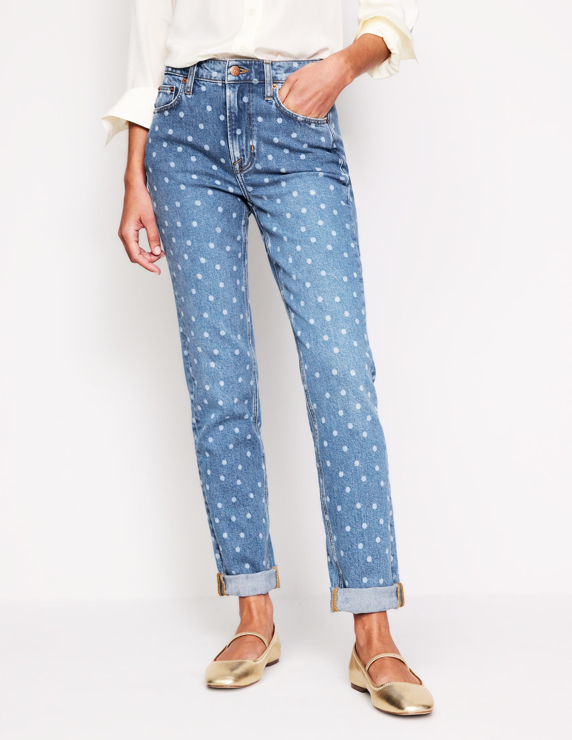 Girlfriend Jeans-Laser Spot - Image 4