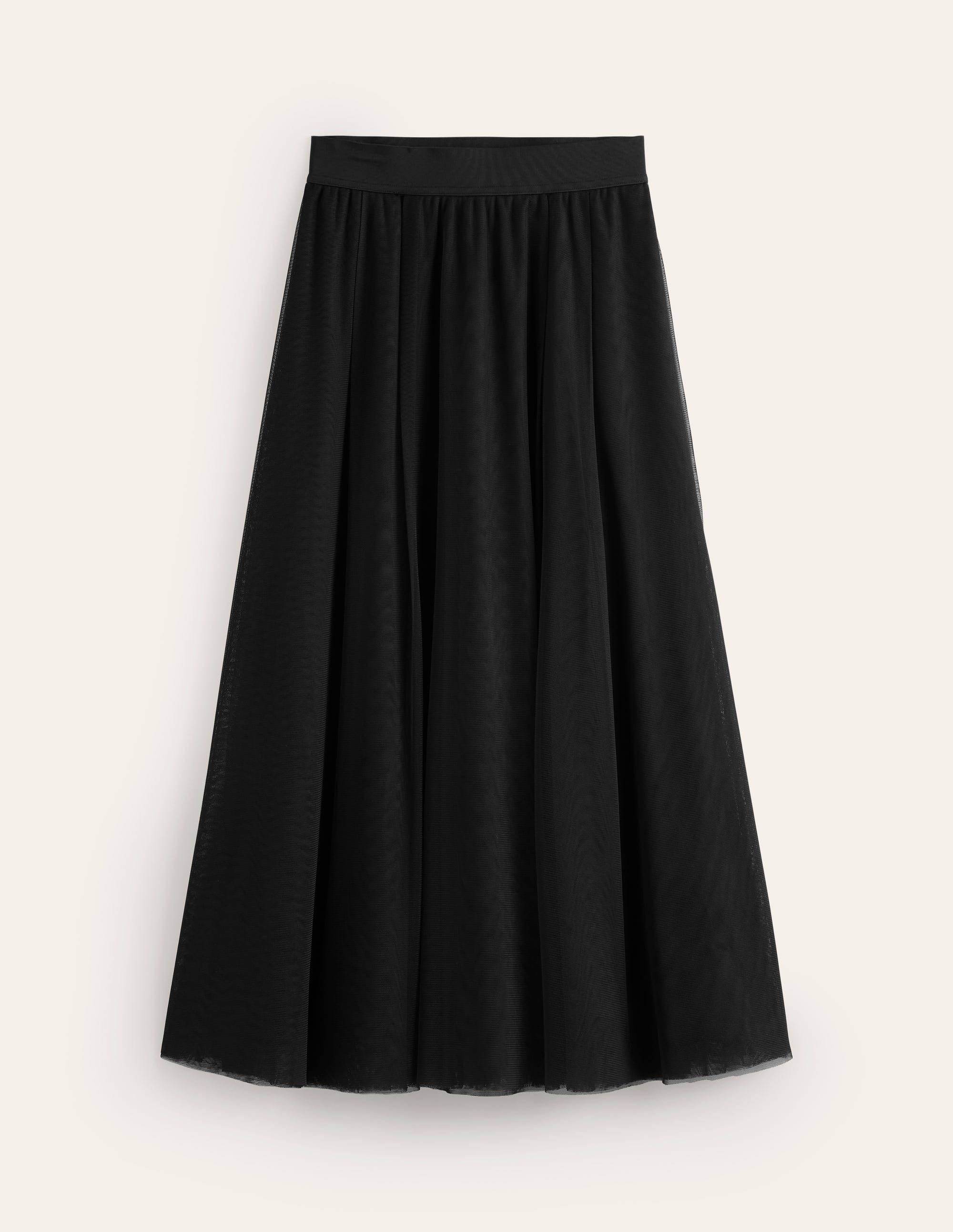 Isabella Tulle Midi Skirt-Black - Image 5