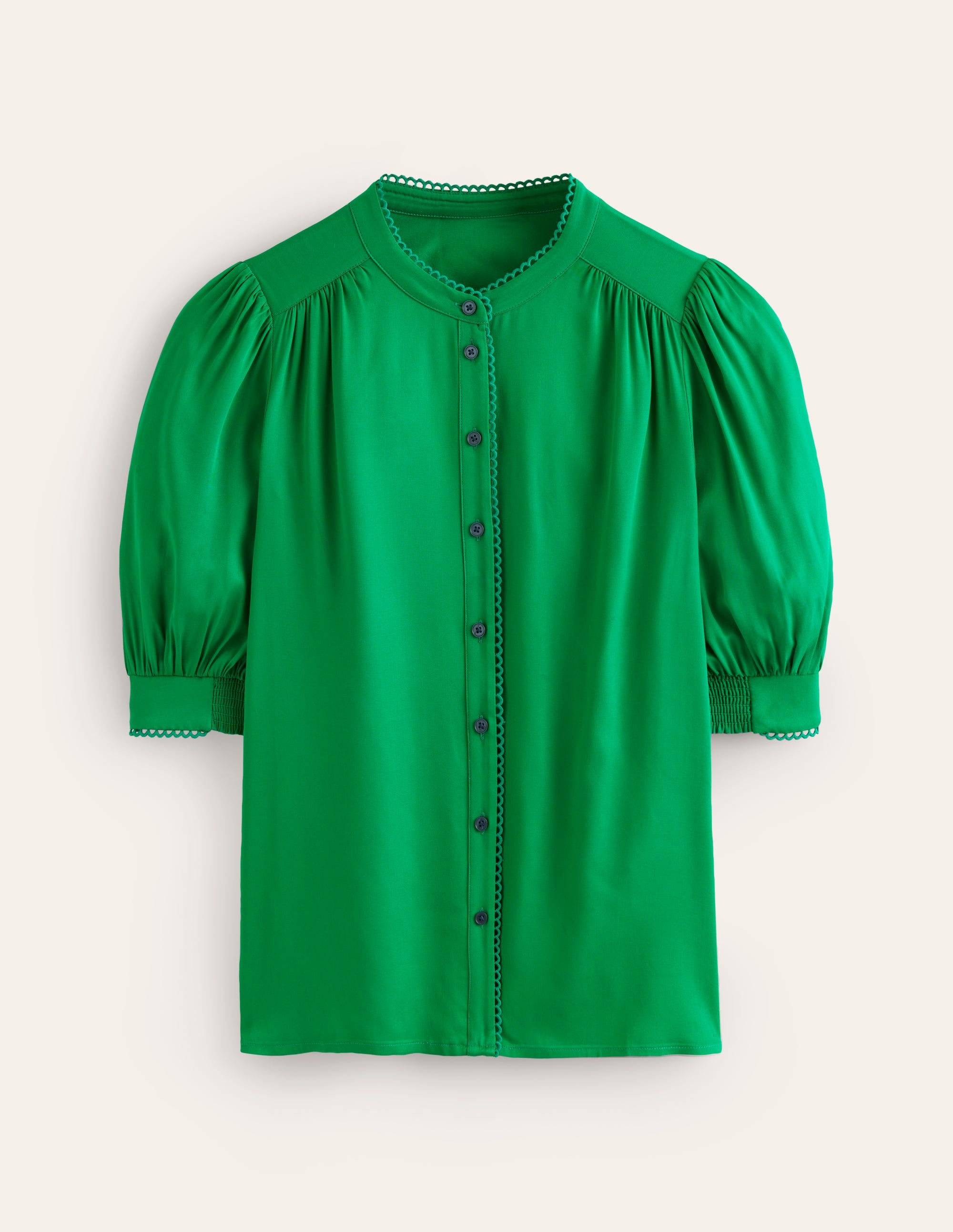 Ara Short Sleeve Top-Rich Emerald - Image 5