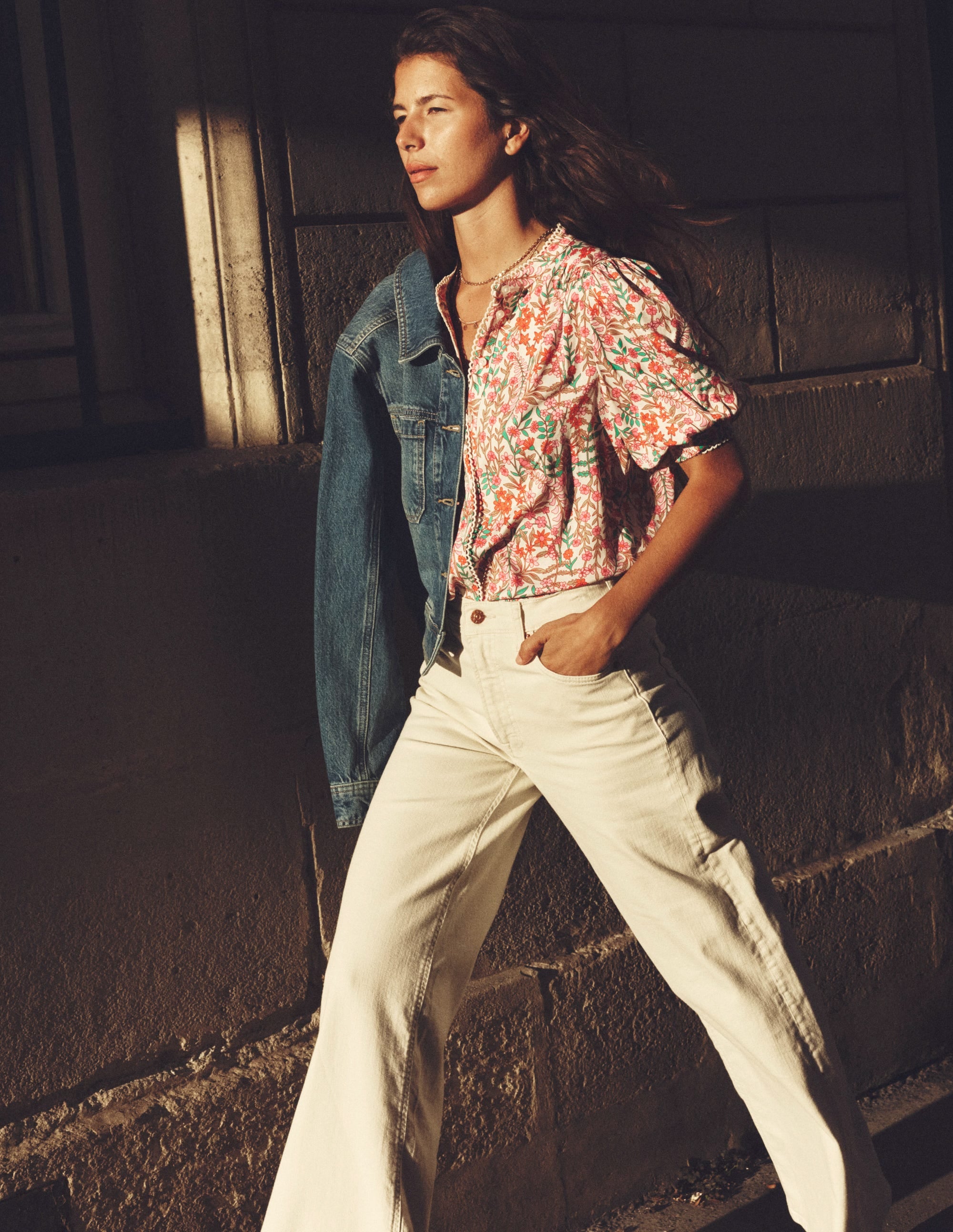 Ara Short Sleeve Top-Multi, Foliage Bud - Image 5