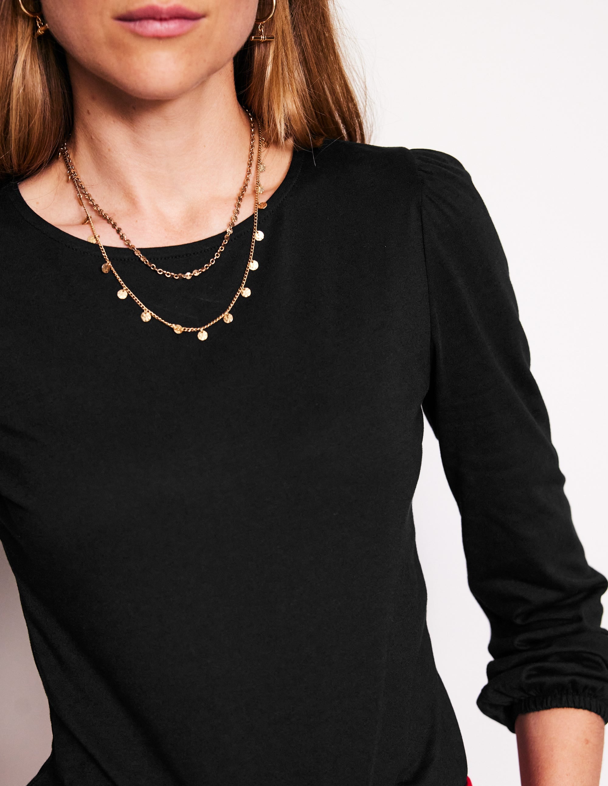 Supersoft Long Sleeve Top-Black - Image 2