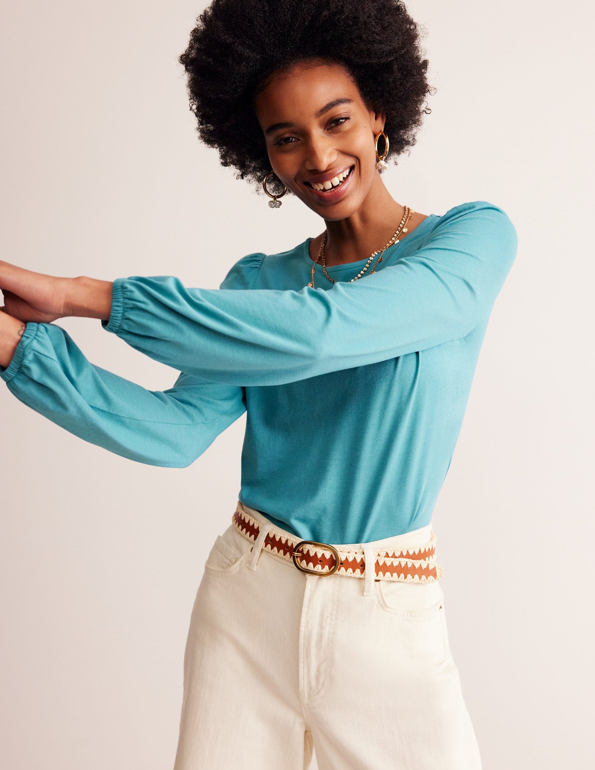 Supersoft Long Sleeve Top-Blue Grass-4