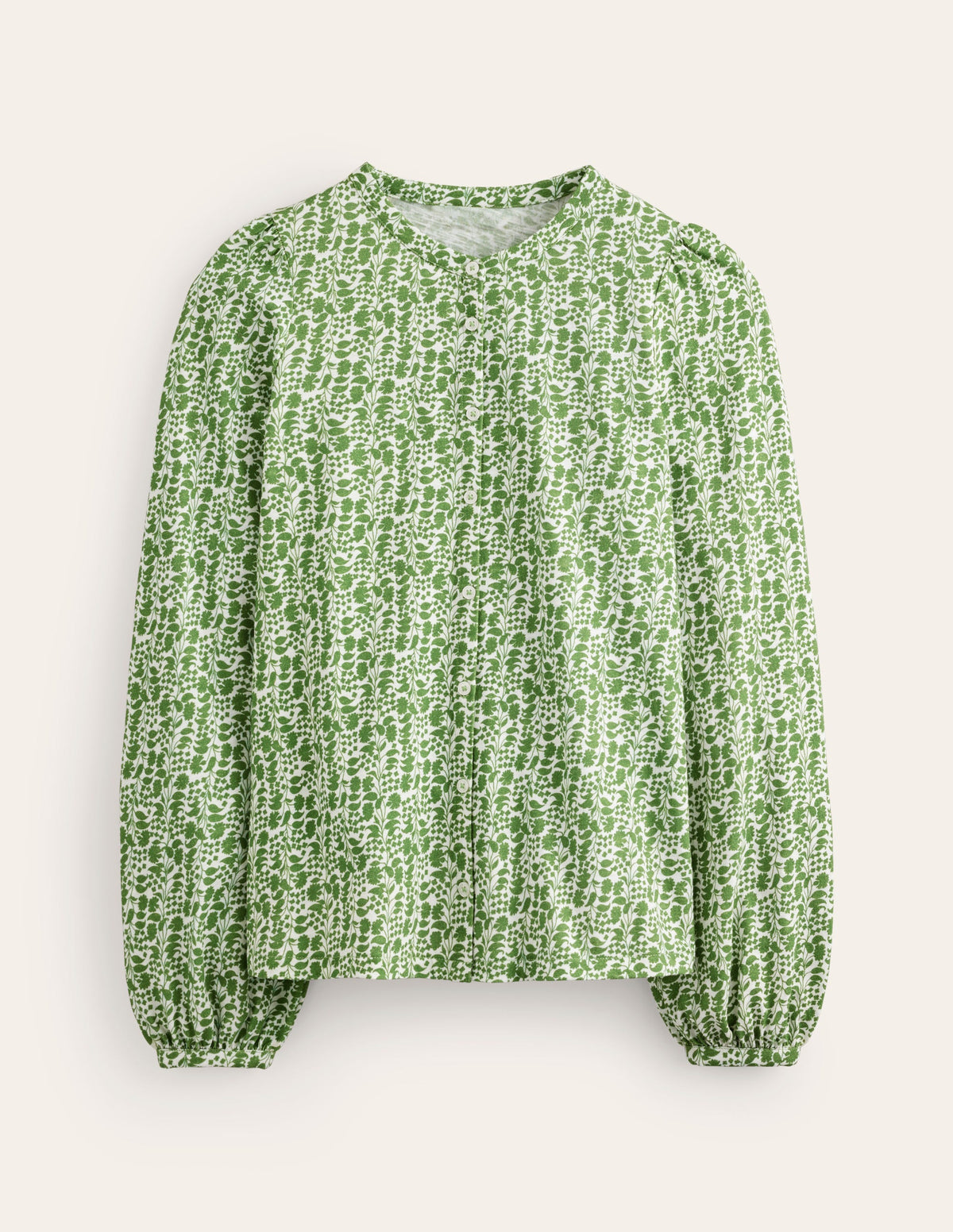 Marina Jersey Shirt-Fir Tree, Prairie Vine-5
