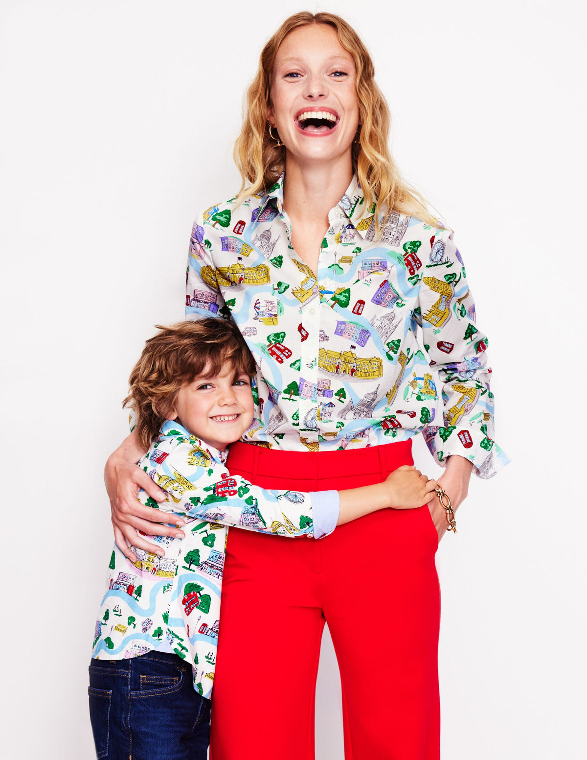 Sienna Cotton Shirt-Ivory, London Town - Image 8