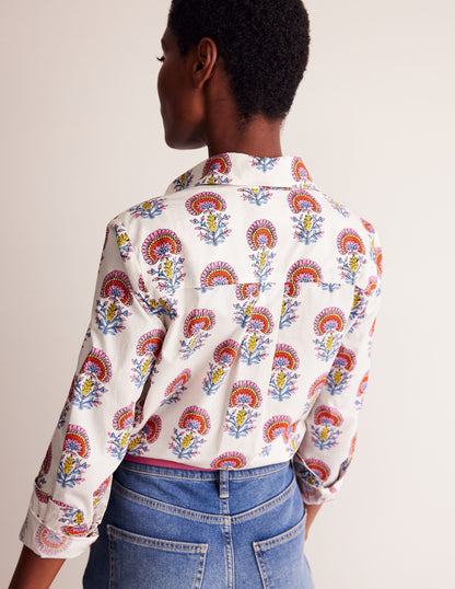 Sienna Cotton Shirt-Ivory,Passion Bud-3
