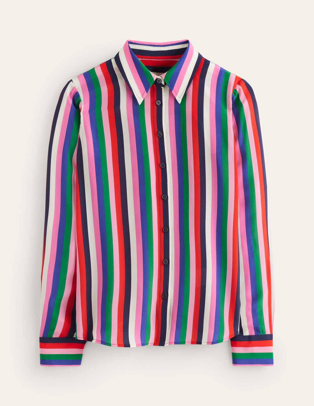 Women's multicolour striped shirt