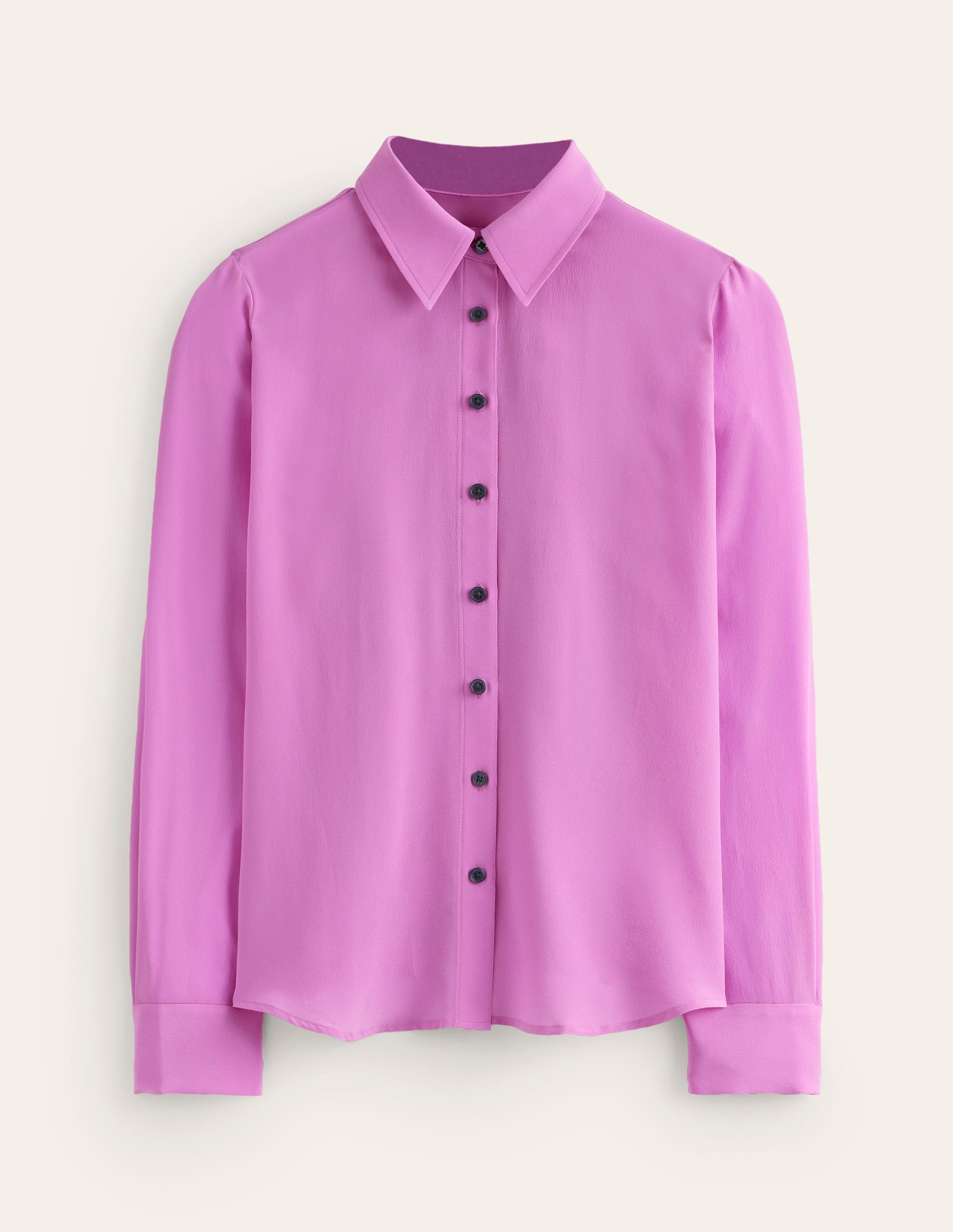 Sienna Silk Shirt-Foxglove Purple-6