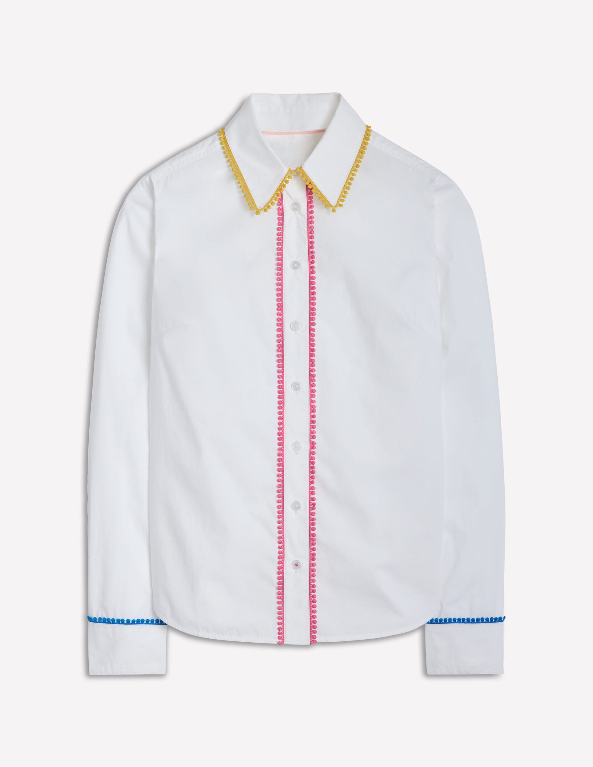 Sienna Interest Cotton Shirt-French Knot-5