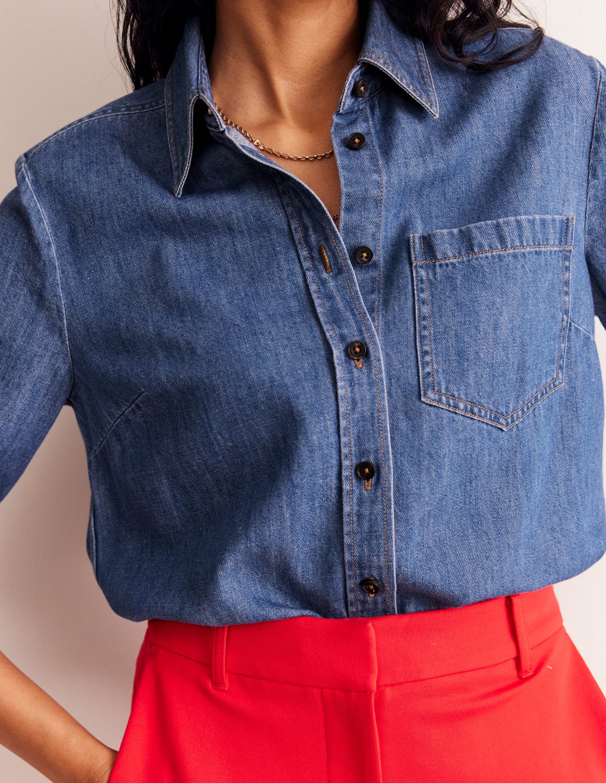 Denim Shirt-Mid Vintage - Image 2